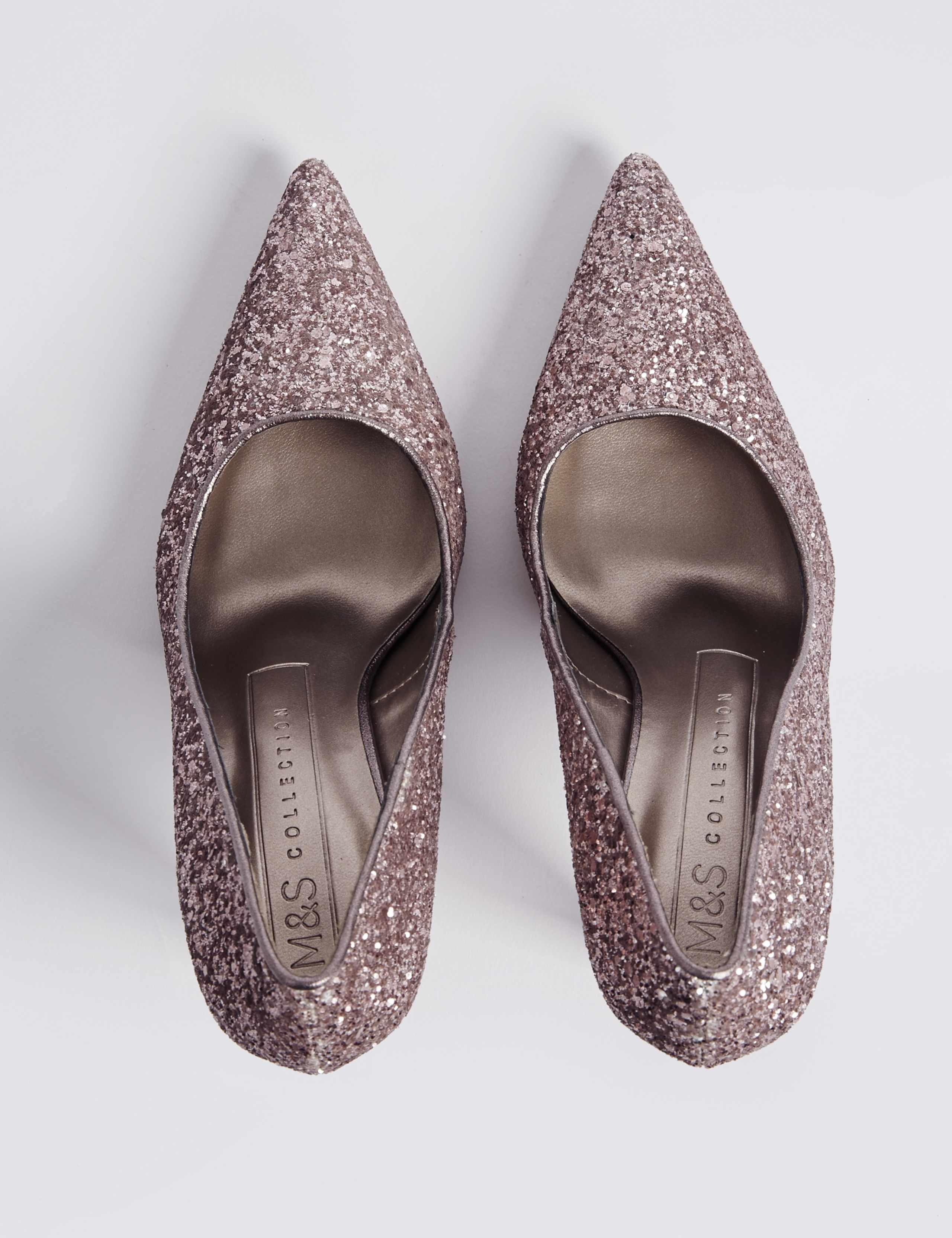 Stiletto Heel Pointed Court Shoes 3 of 5