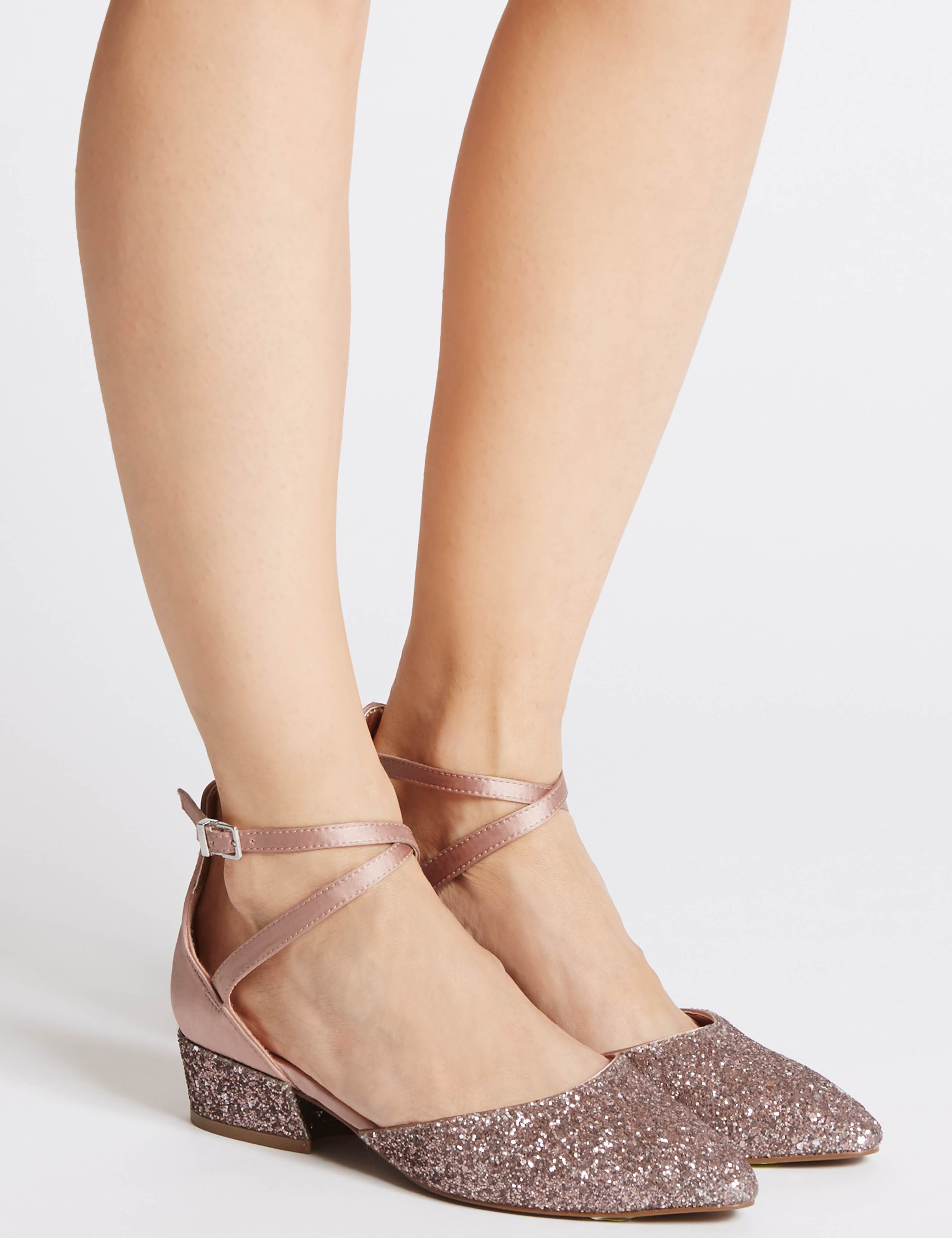 Almond Toe Two Part Court Shoes 1 of 6