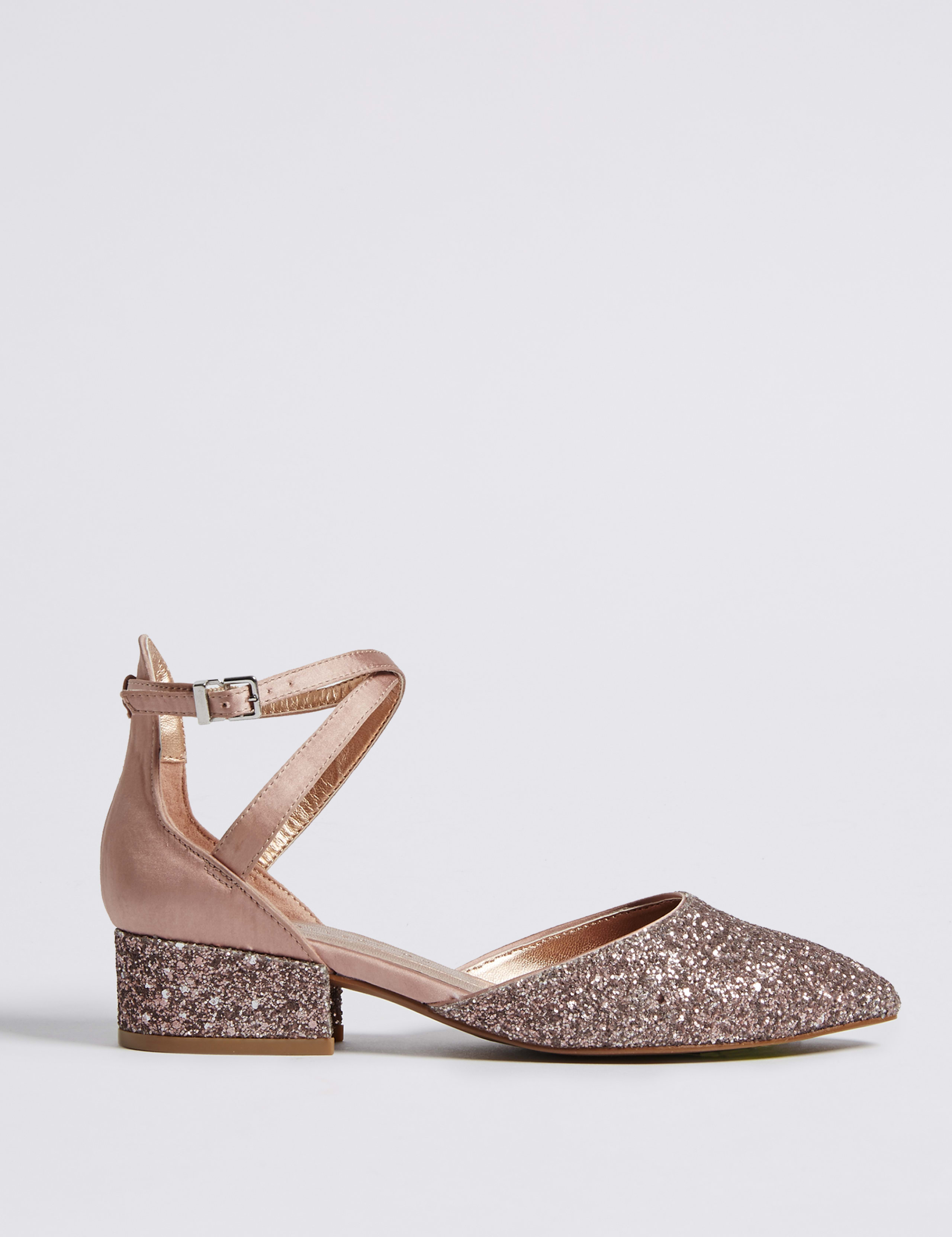 Almond Toe Two Part Court Shoes 2 of 6