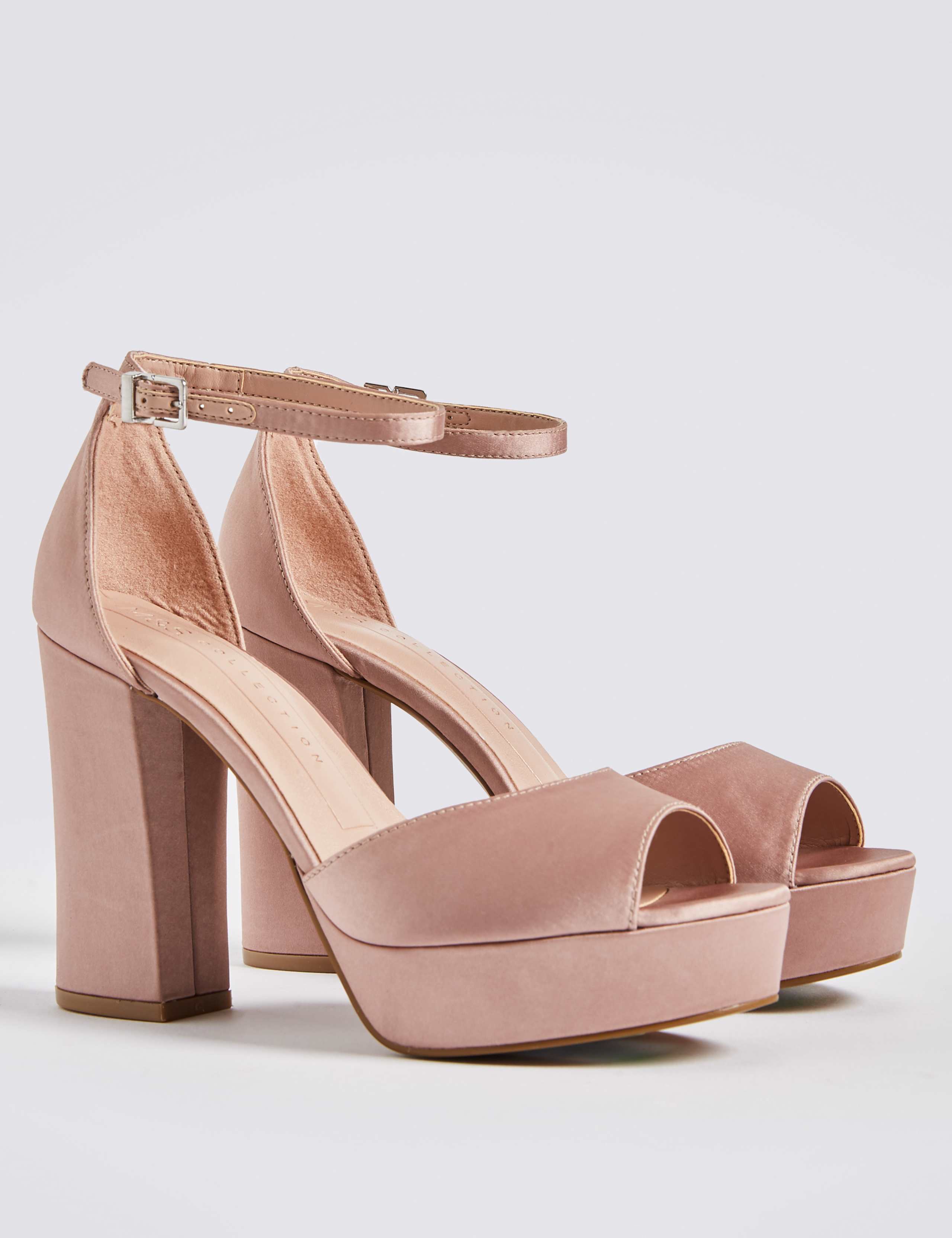 Block Heel Two Part Sandals 3 of 6