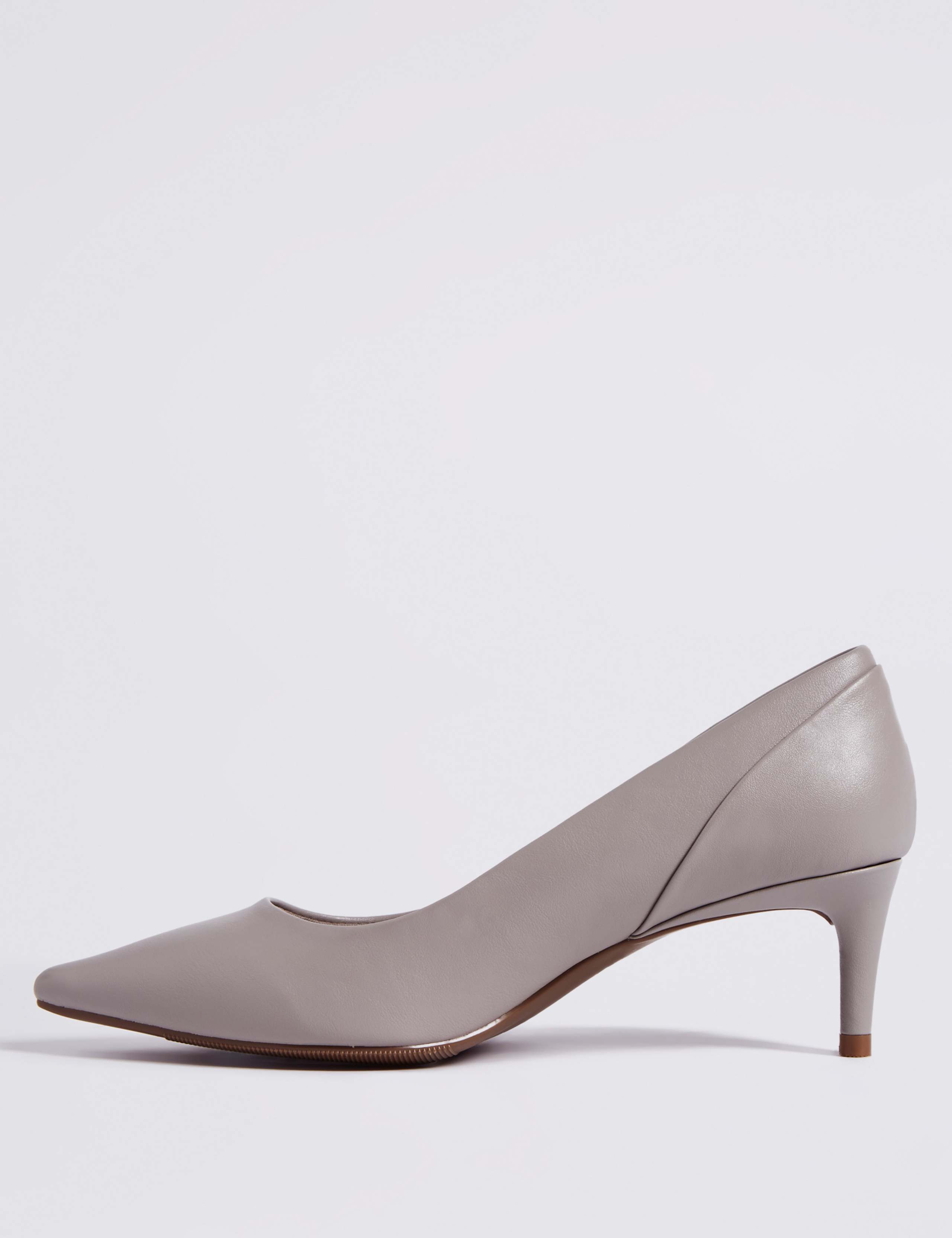 Kitten Heel Pointed Toe Court Shoes 5 of 6