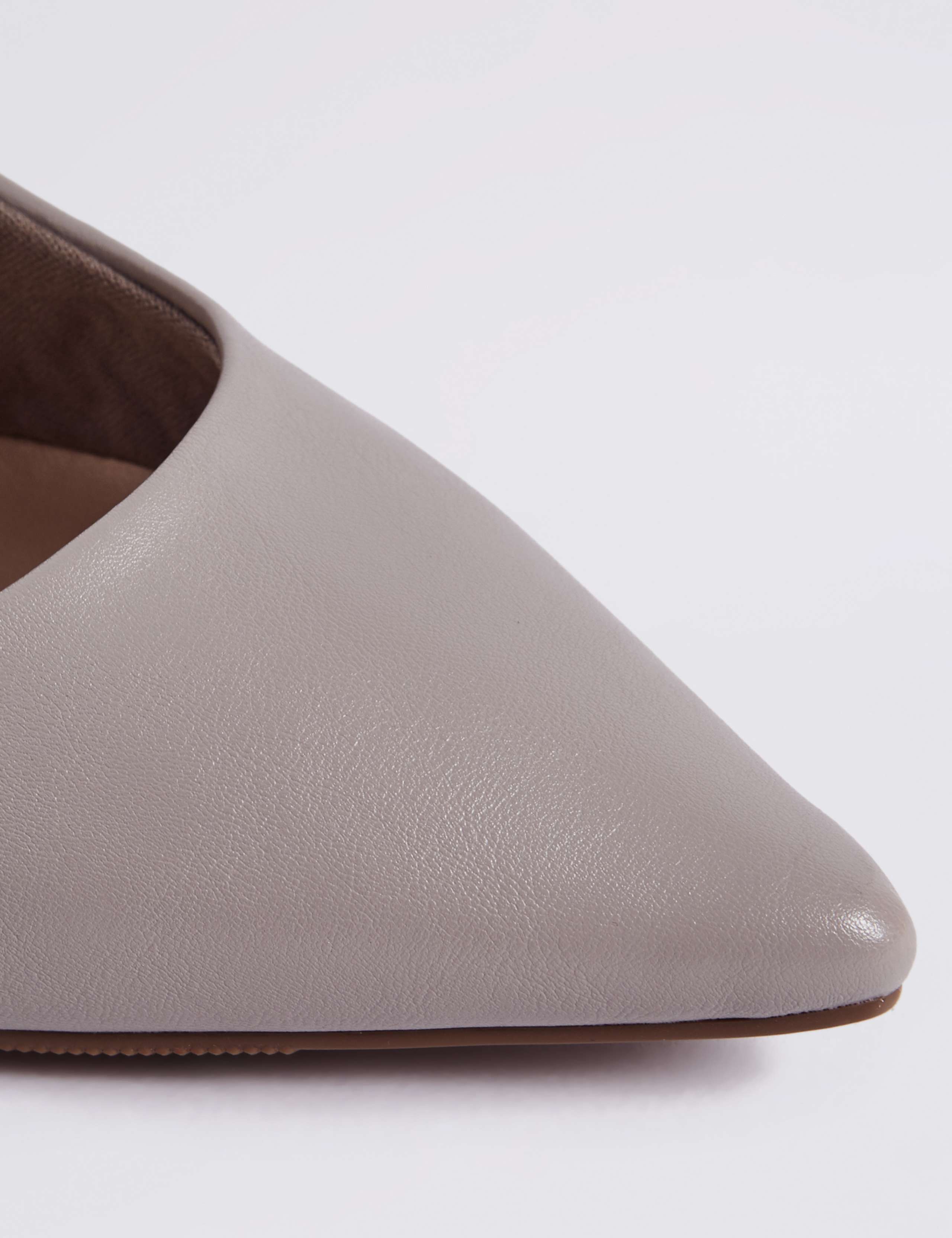 Kitten Heel Pointed Toe Court Shoes 6 of 6