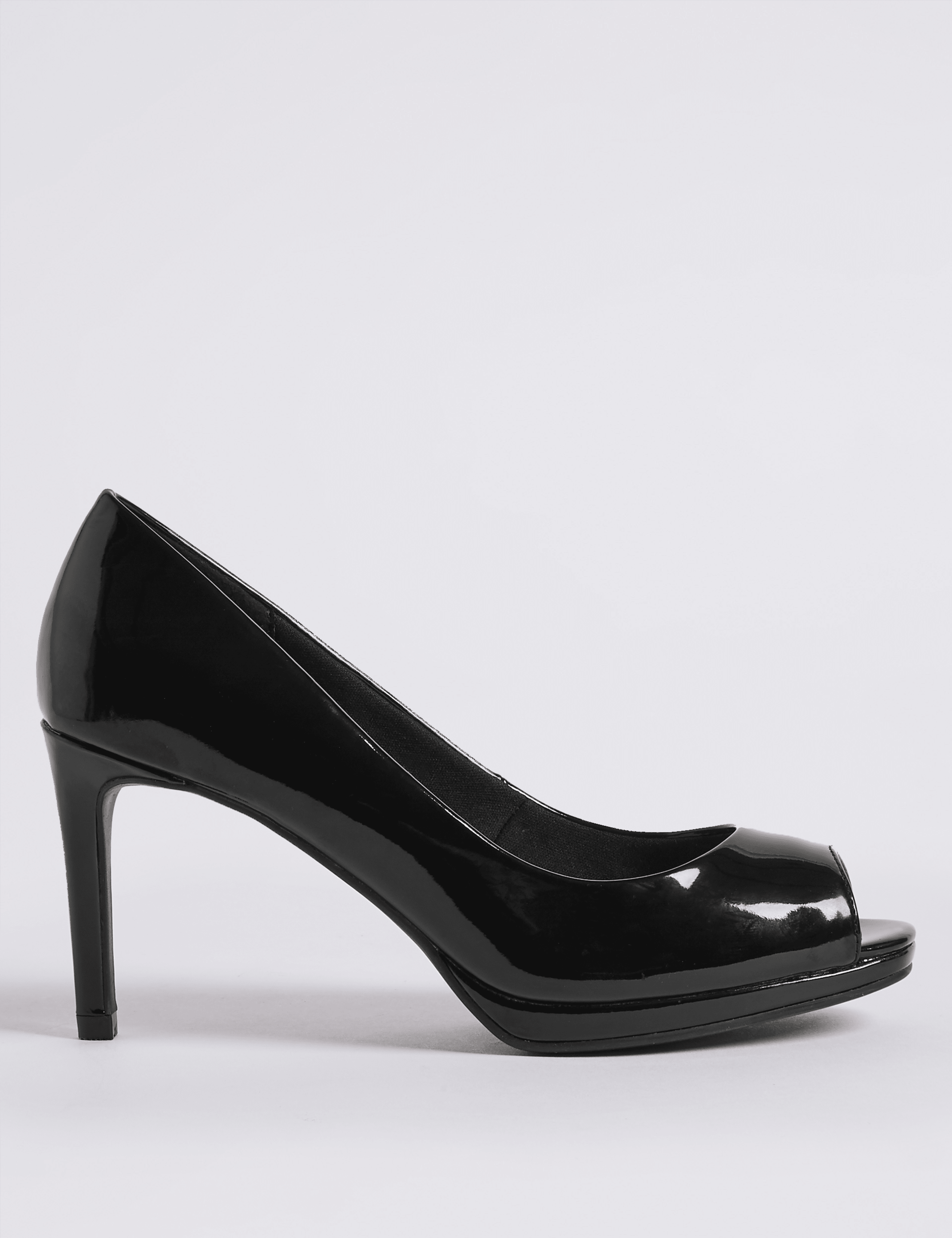 Stiletto Heel Platform Court Shoes 2 of 6