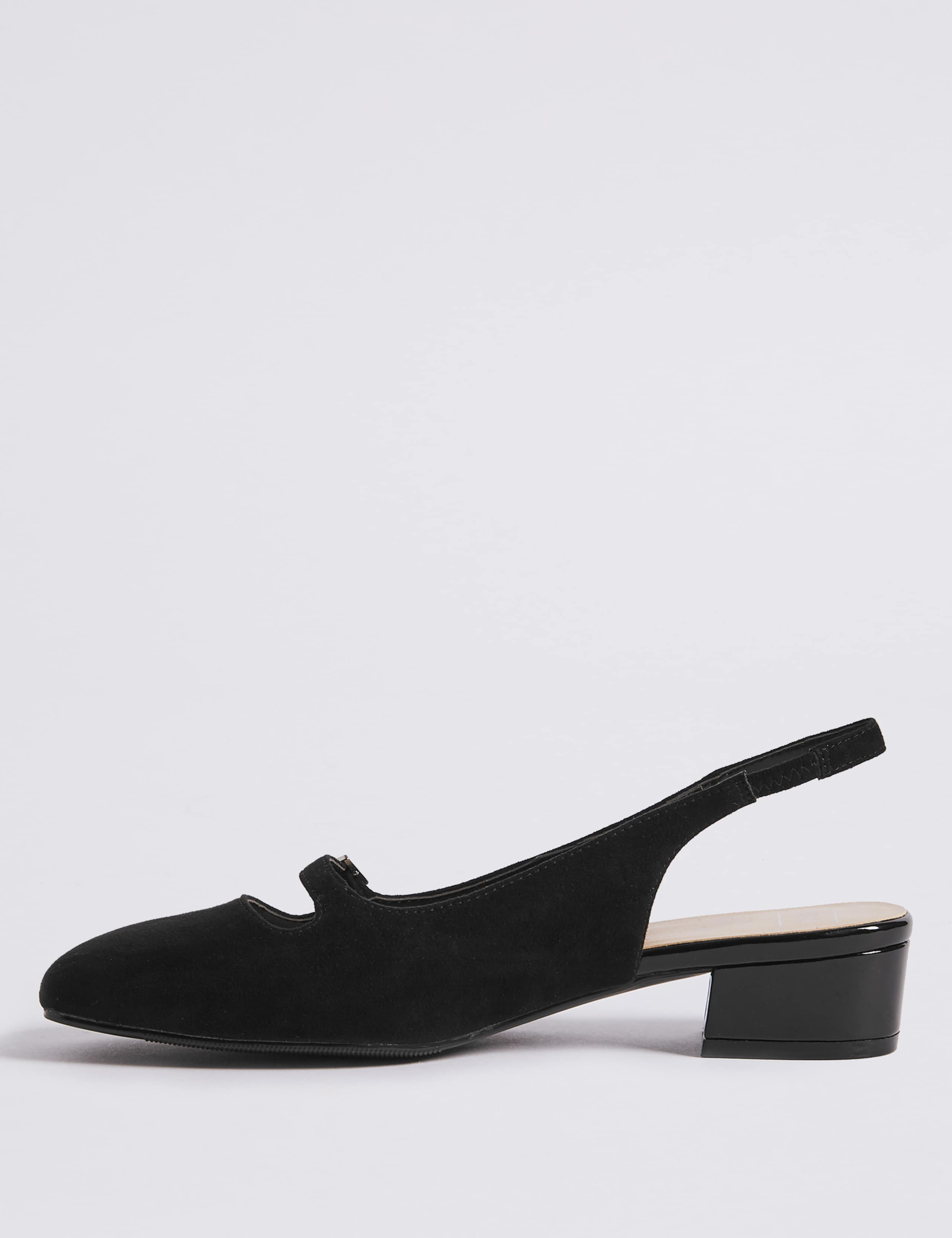 Block Heel Slingback Court Shoes 5 of 6