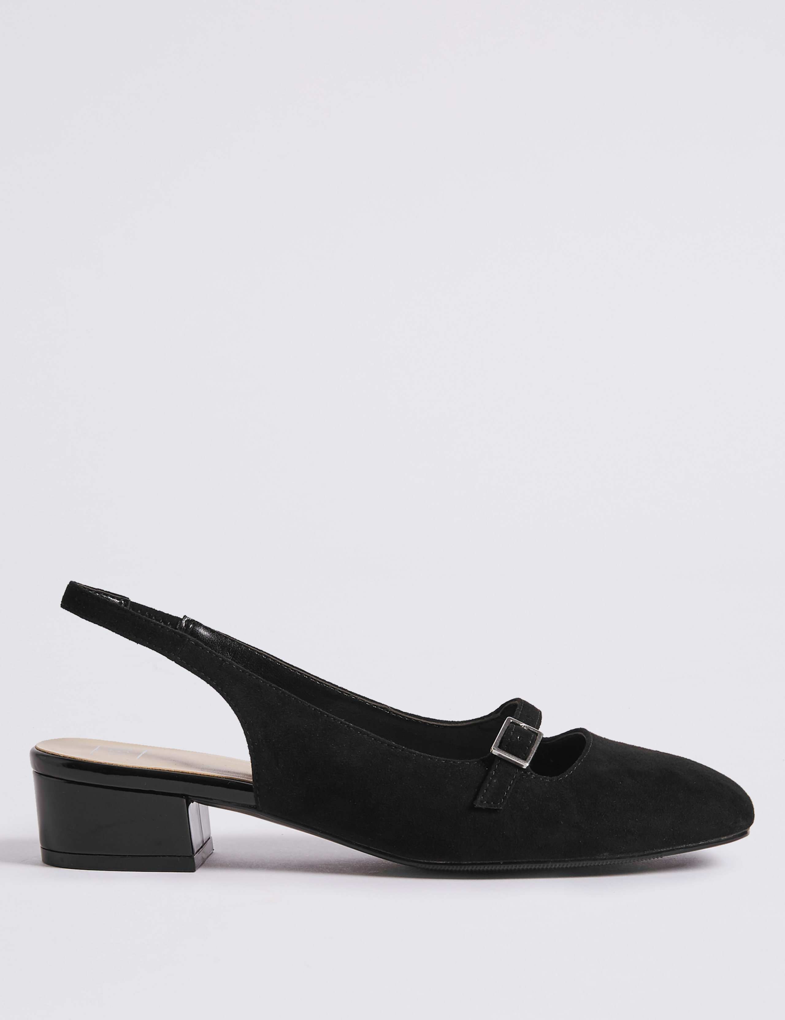 Block Heel Slingback Court Shoes 2 of 6