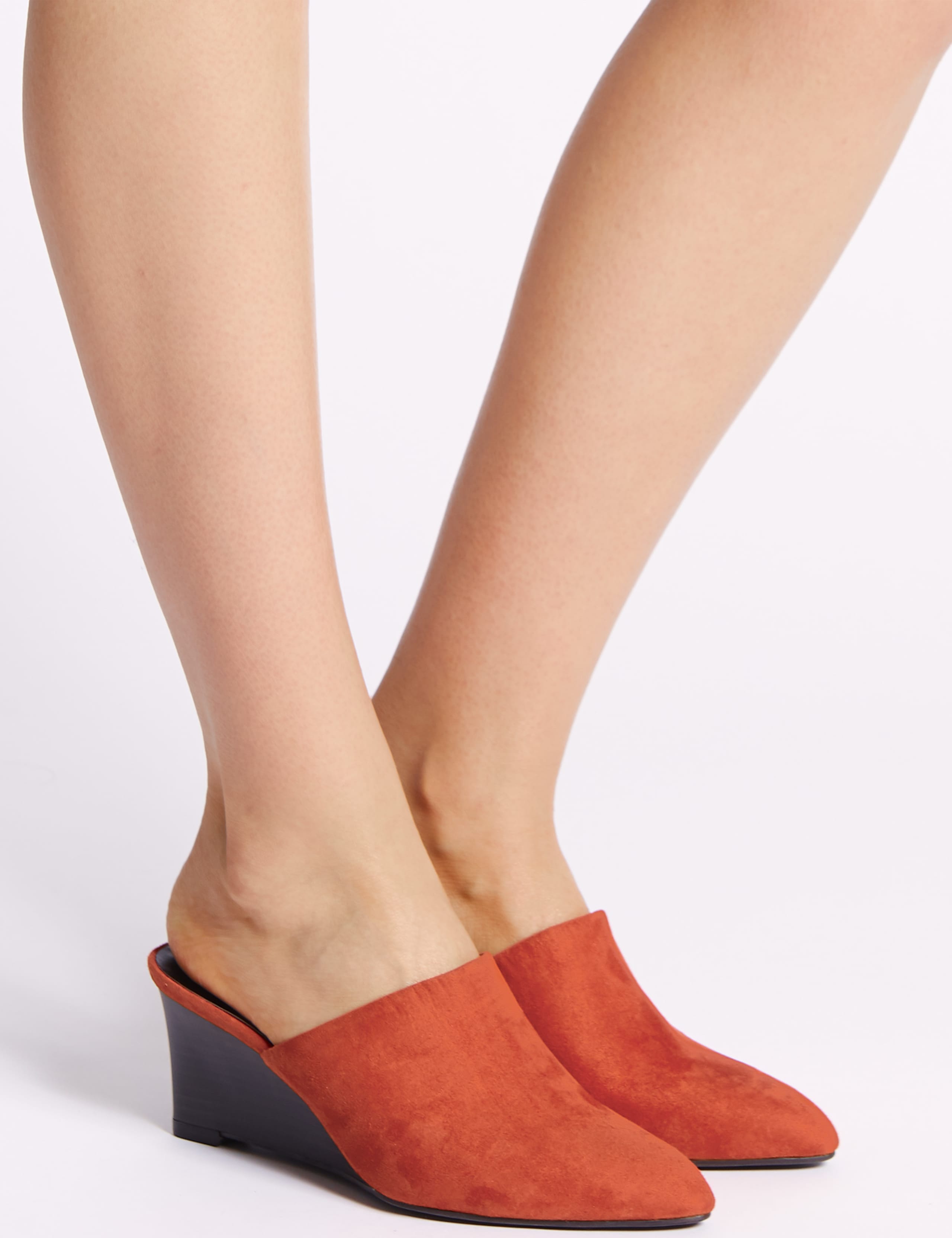 Wedge Heel Mule Shoes 1 of 6