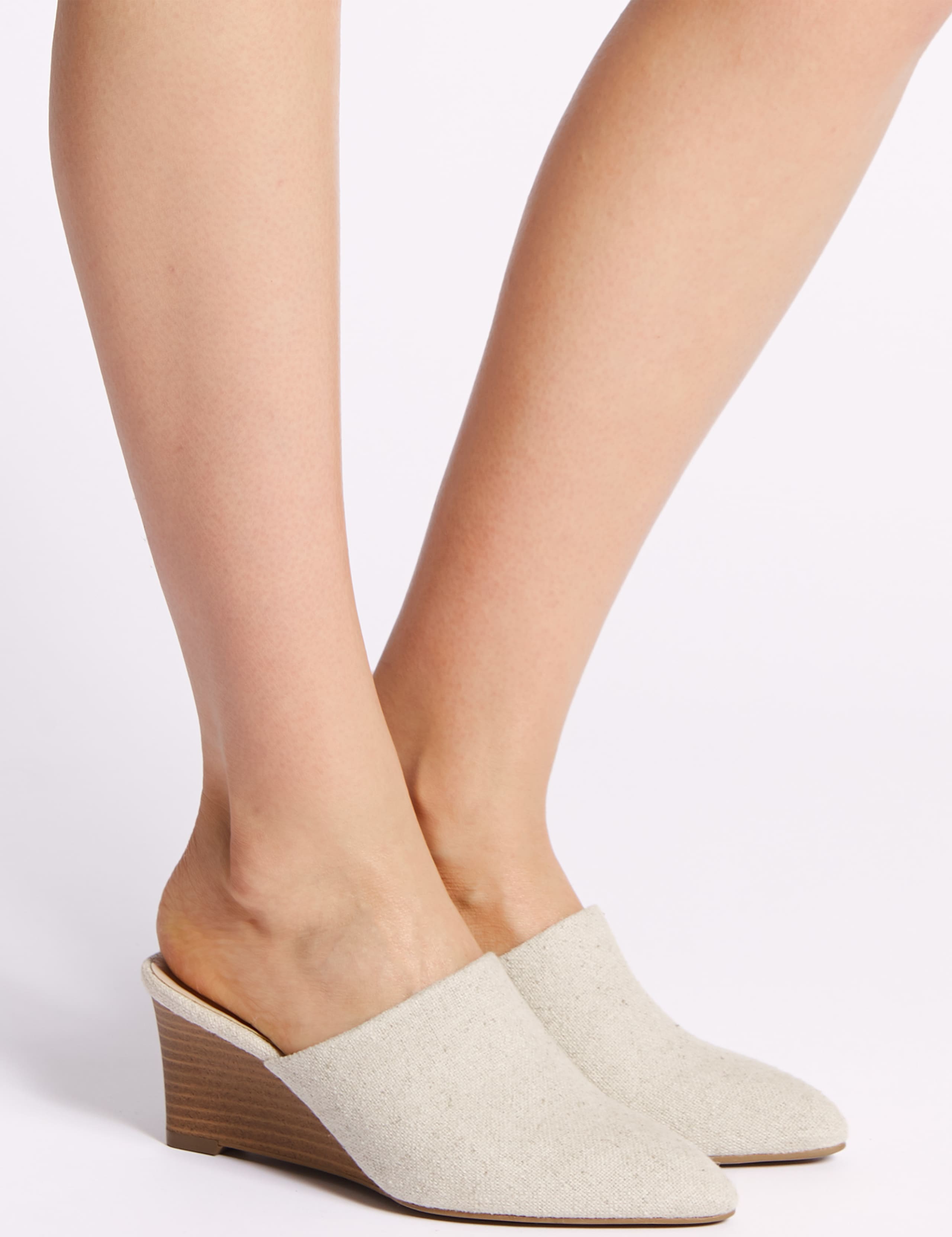 Wedge Heel Mule Shoes 1 of 5