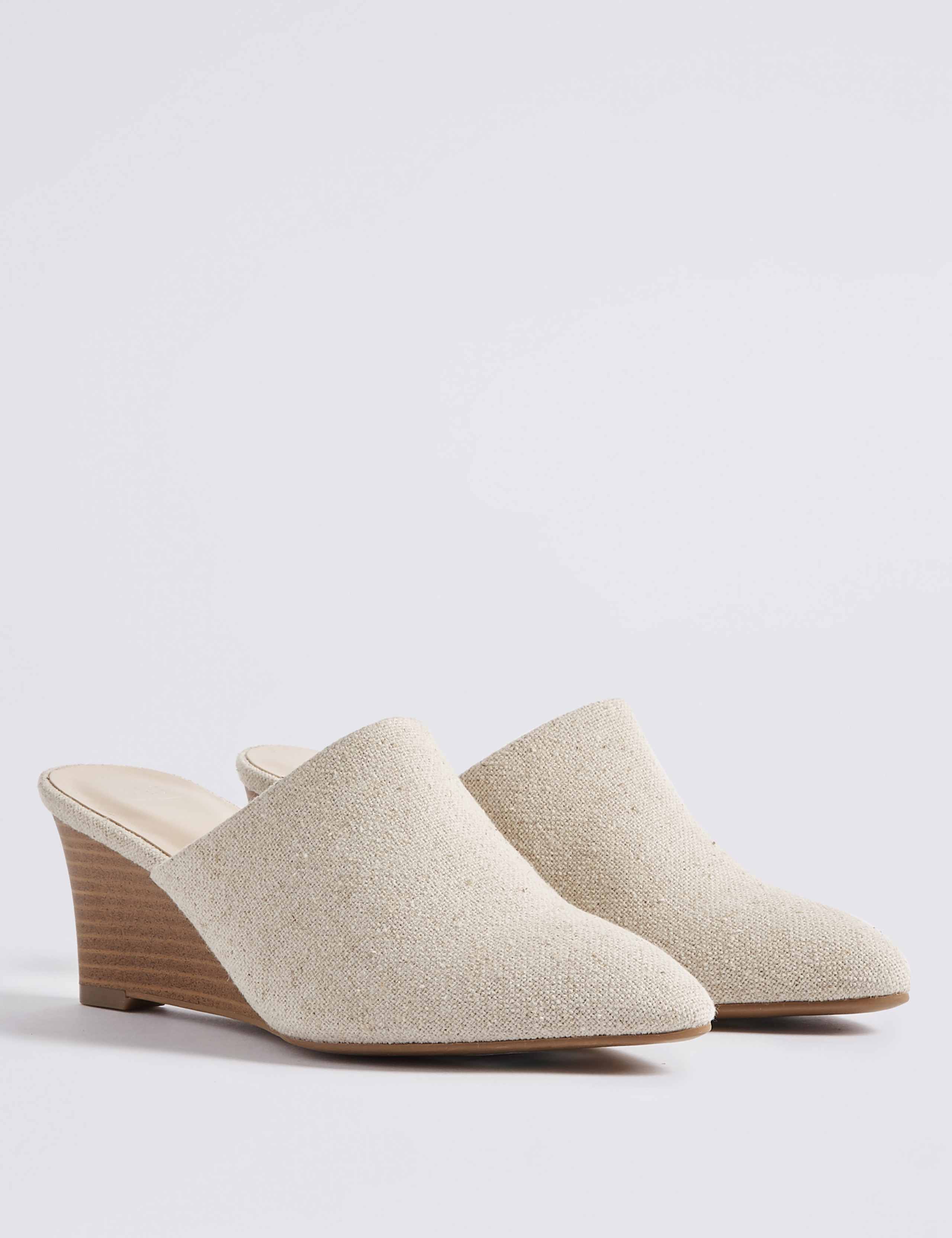 Wedge Heel Mule Shoes 2 of 5
