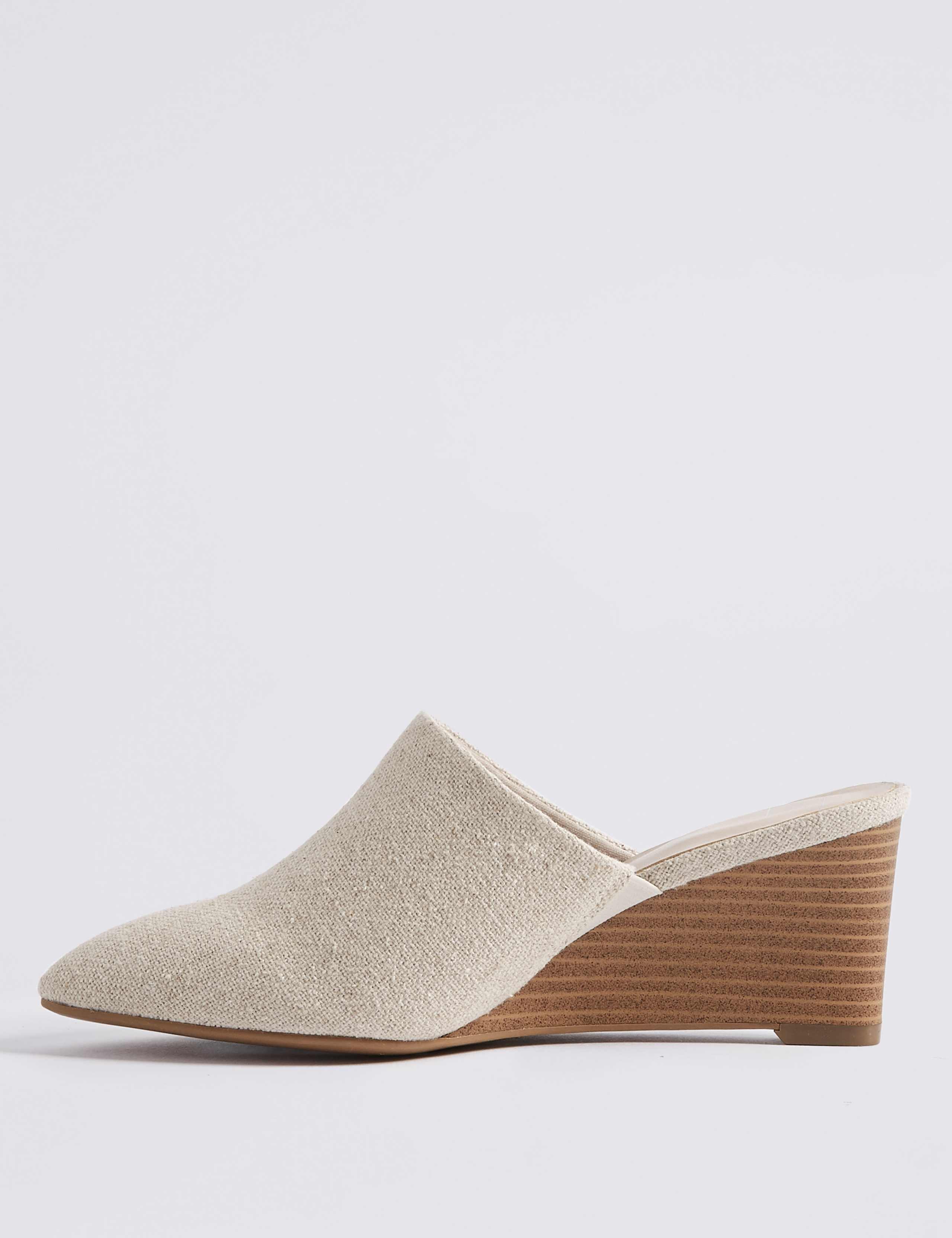 Wedge Heel Mule Shoes 4 of 5