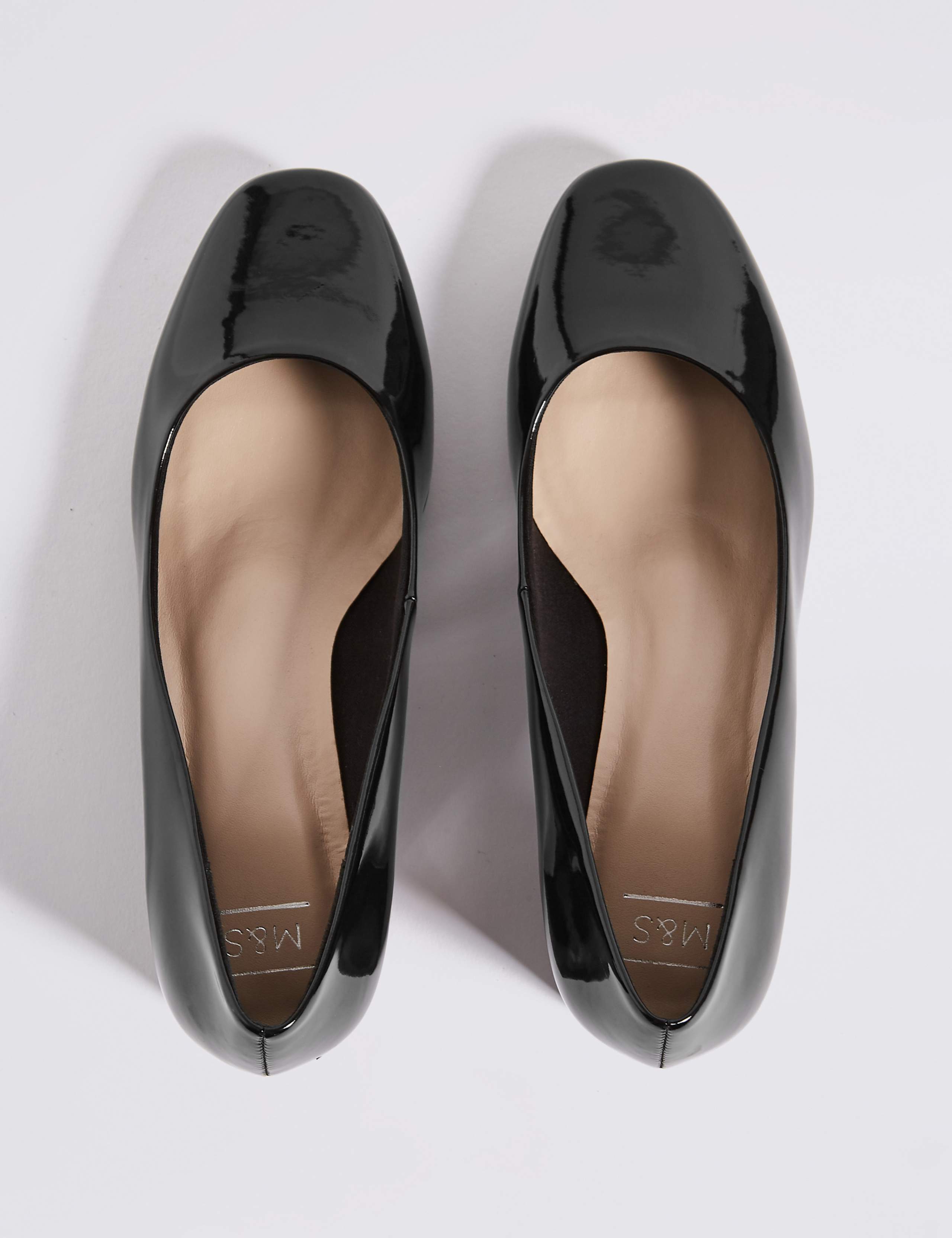 Block Heel Court Shoes 3 of 5