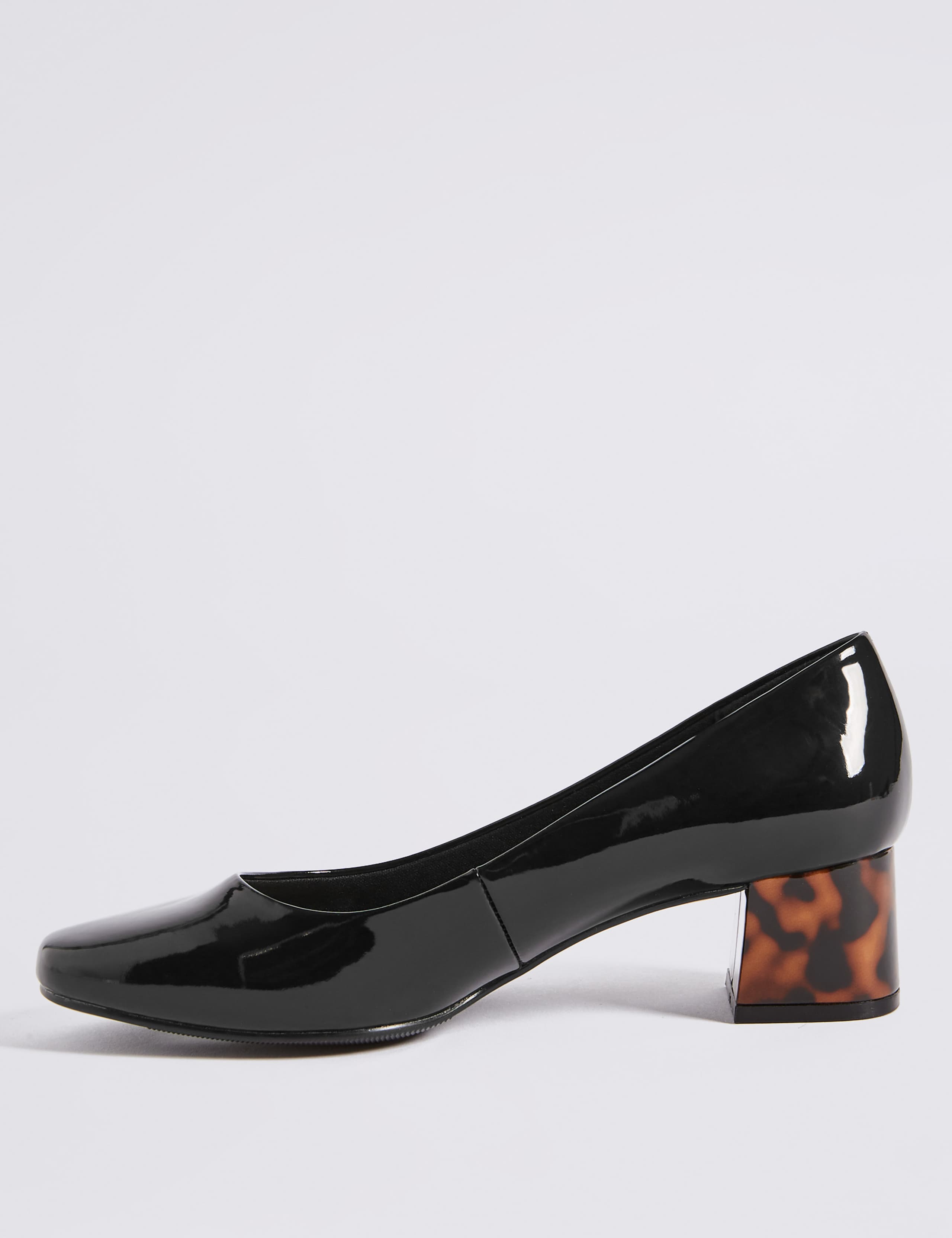 Block Heel Court Shoes 4 of 5