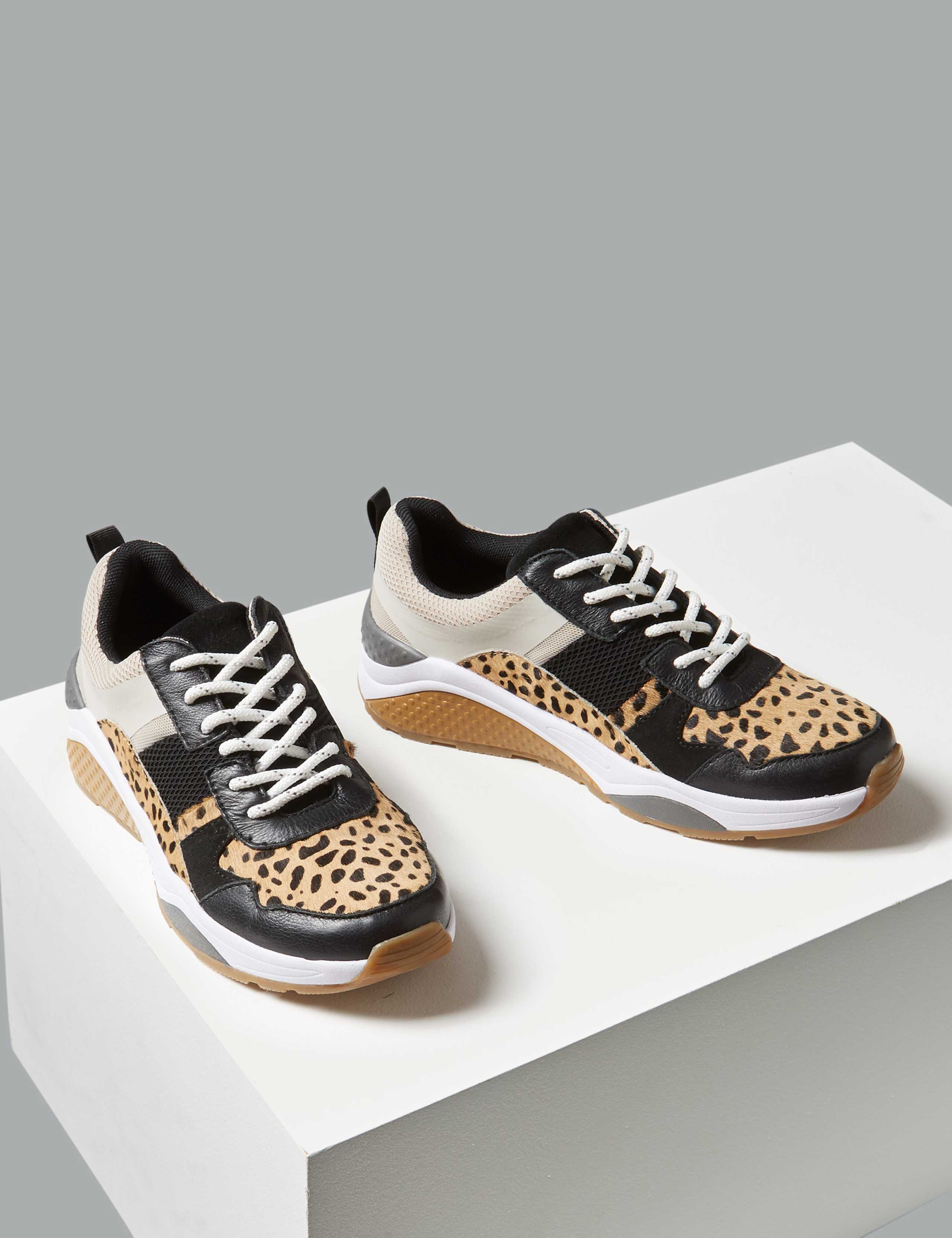 Leather Lace-up Trainers 4 of 6
