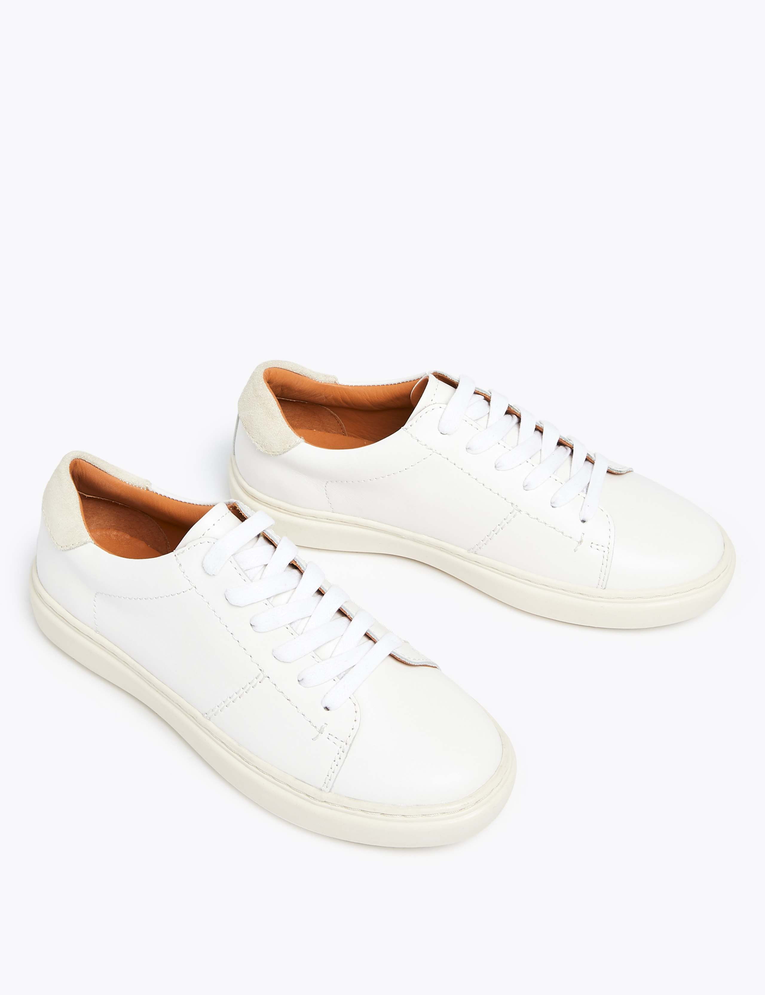 Leather Lace Up Trainers 3 of 5