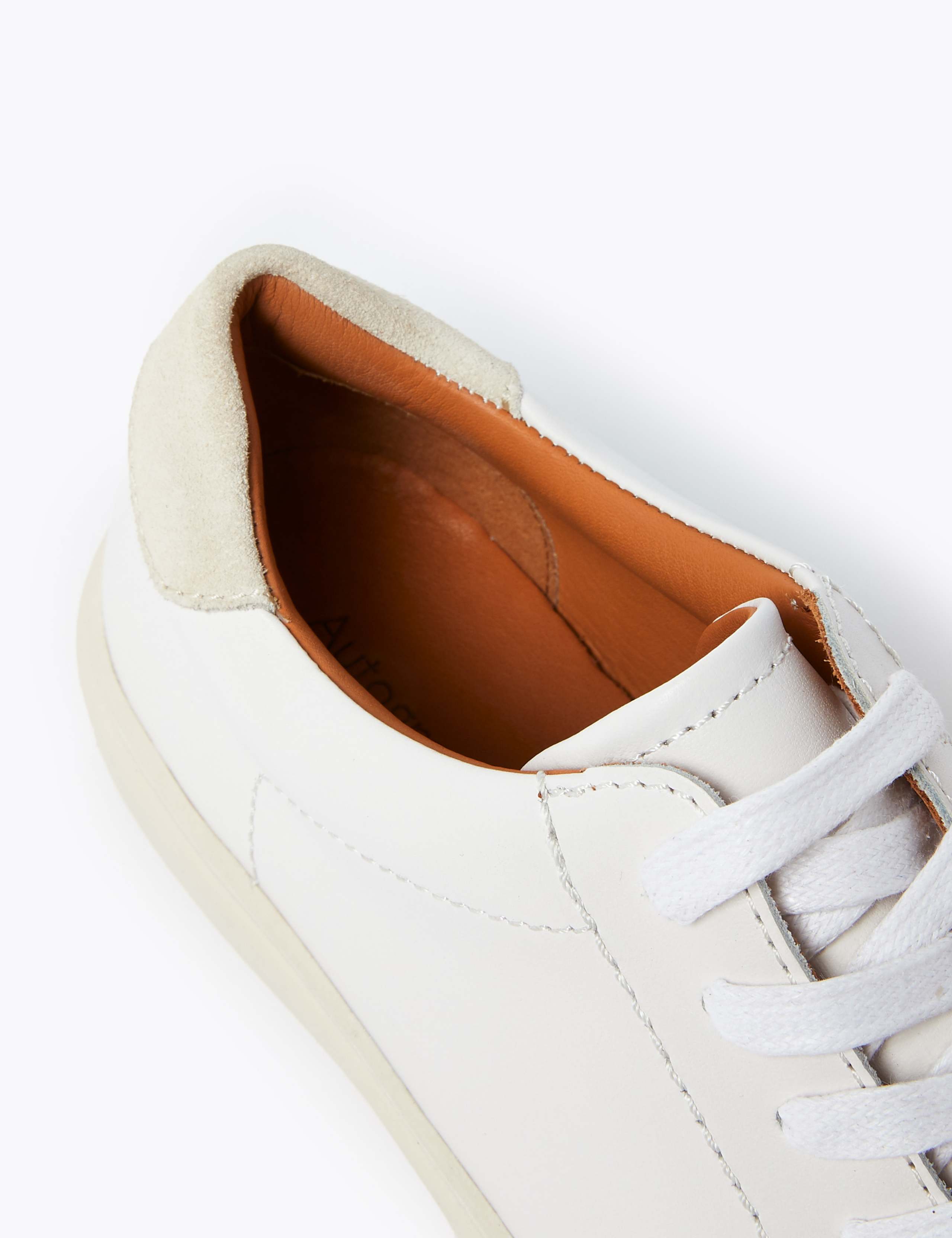 Leather Lace Up Trainers 4 of 5
