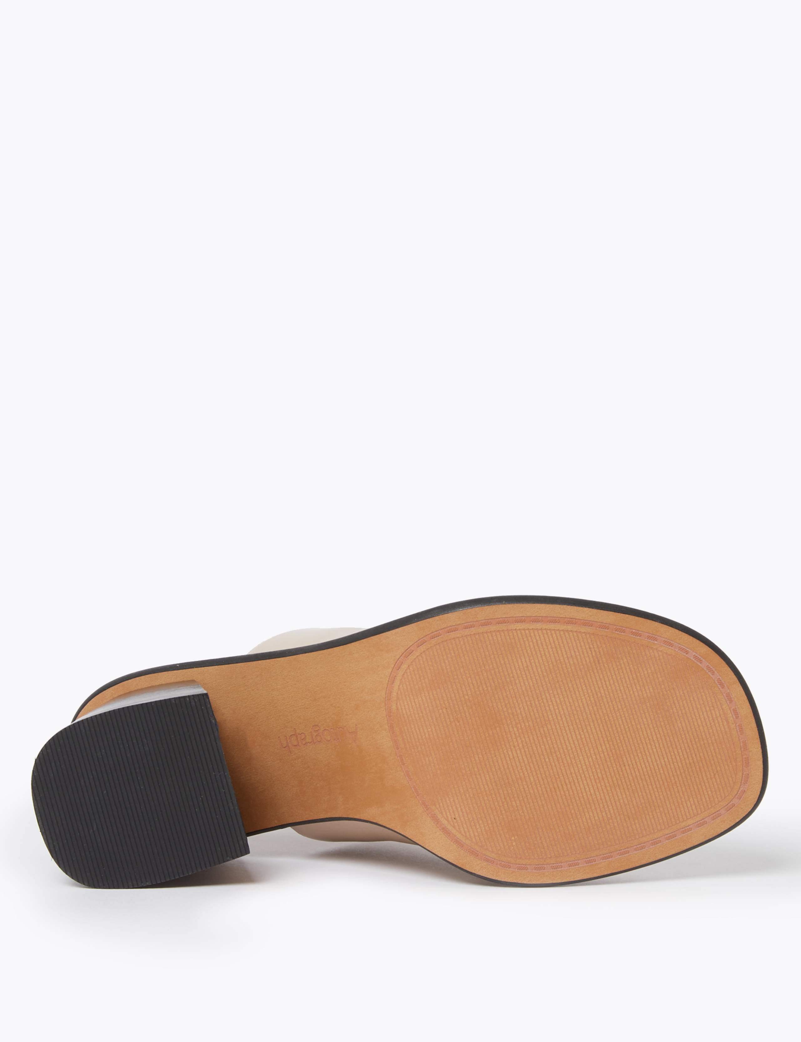 Leather Ankle Strap Open Toe Sandals 5 of 5