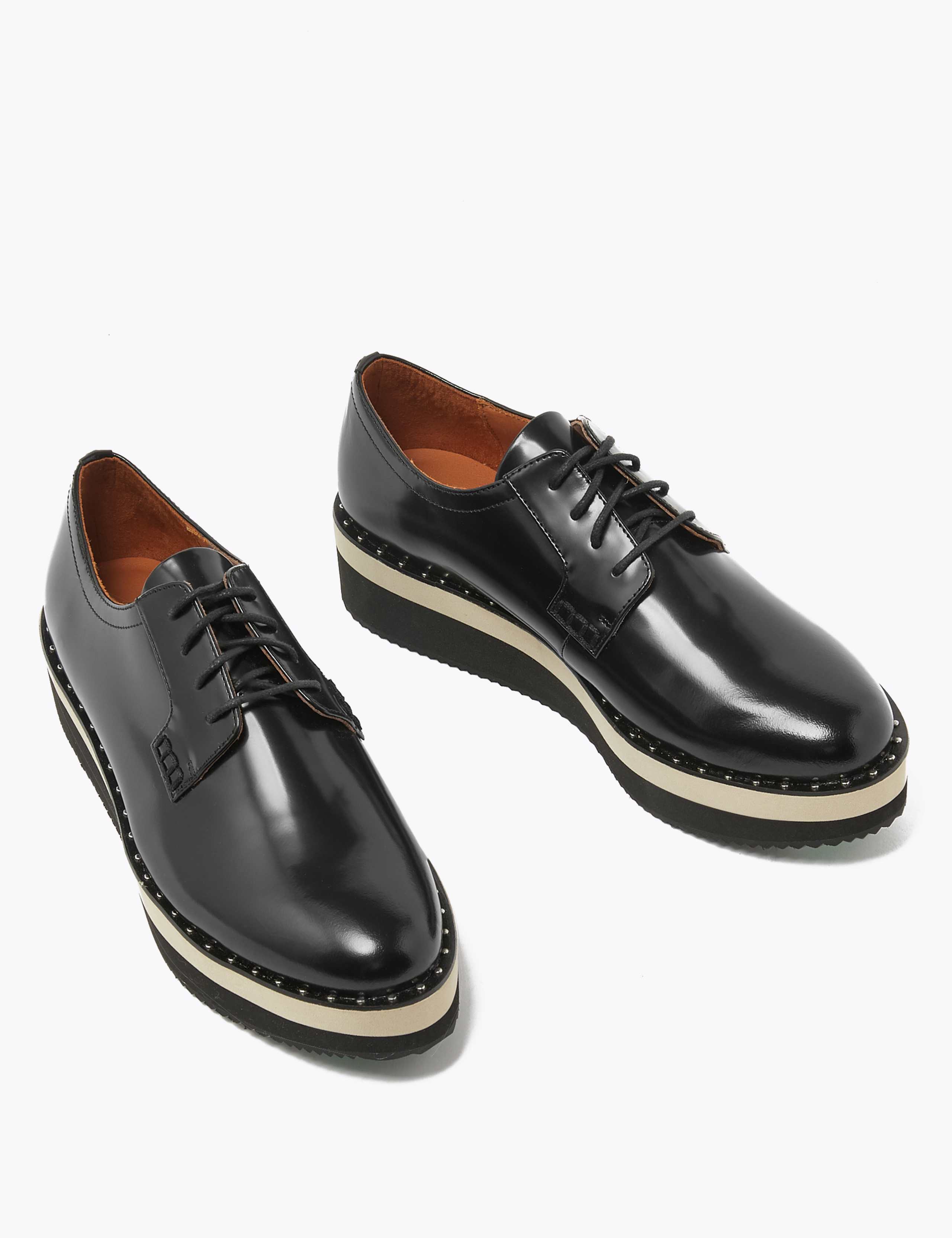 Leather Flatform Brogues 3 of 5