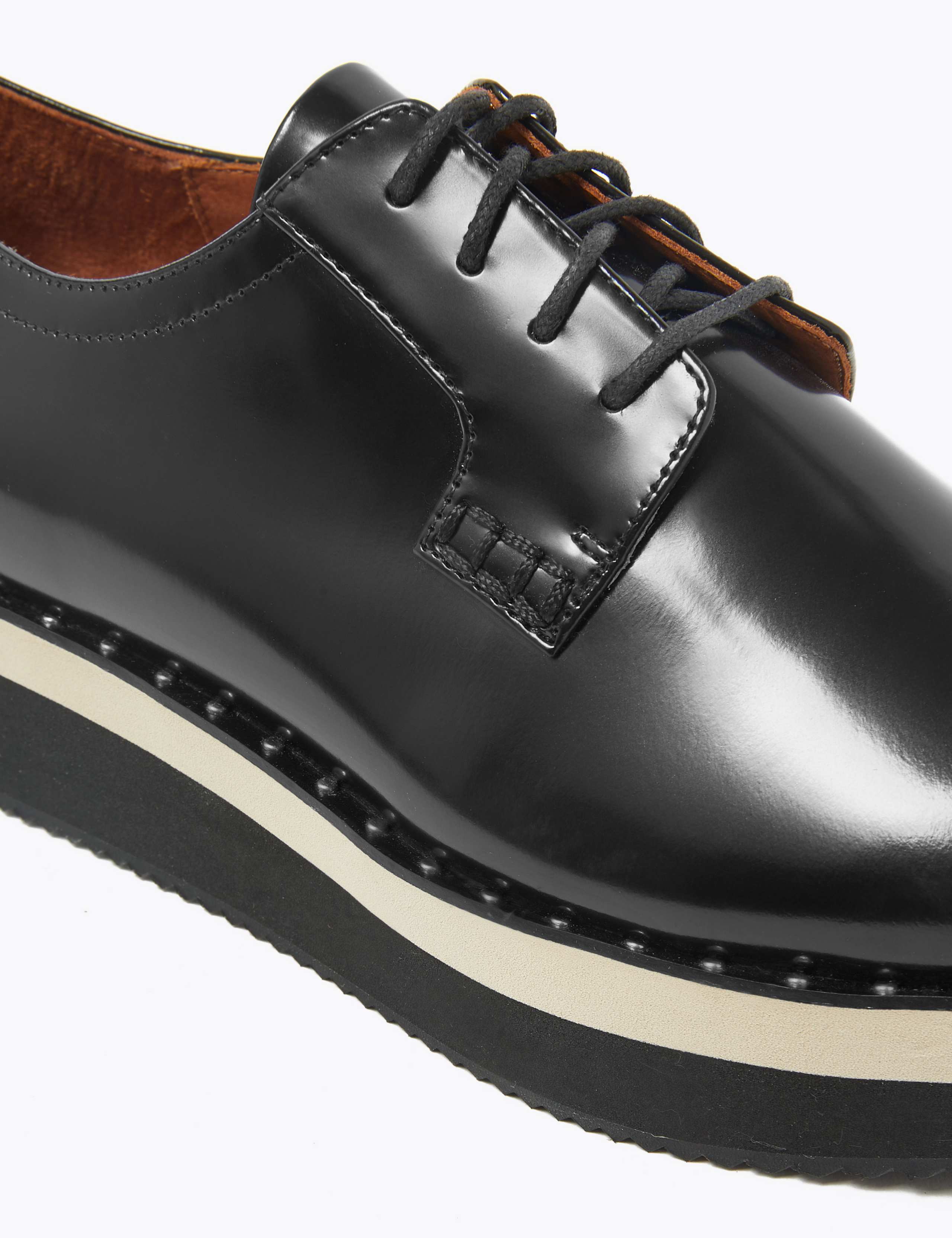 Leather Flatform Brogues 4 of 5