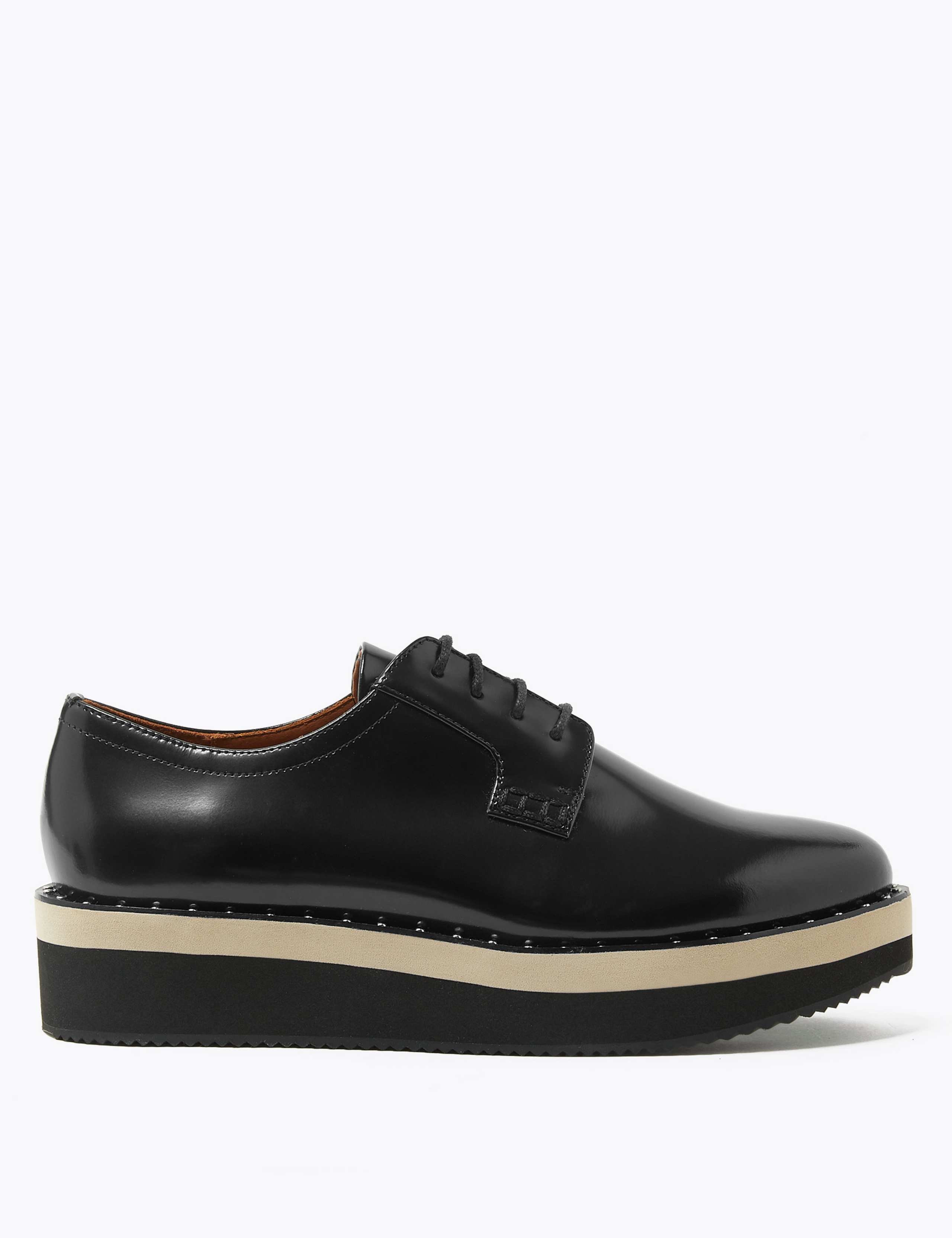 Leather Flatform Brogues 2 of 5
