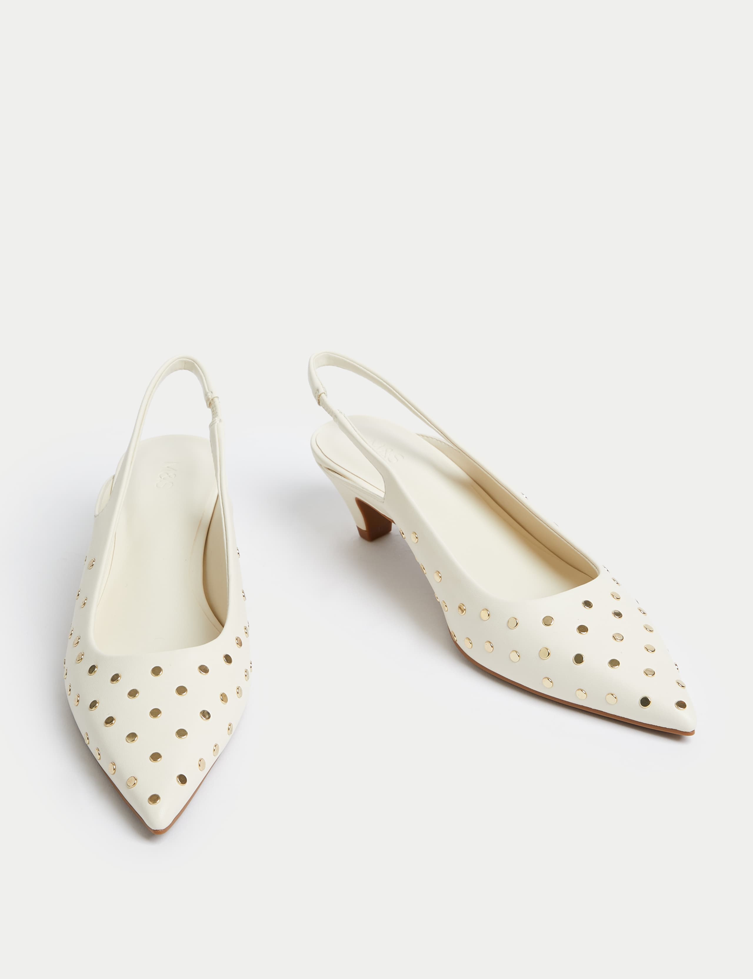 Sparkle Ankle Strap Kitten Heels 2 of 3