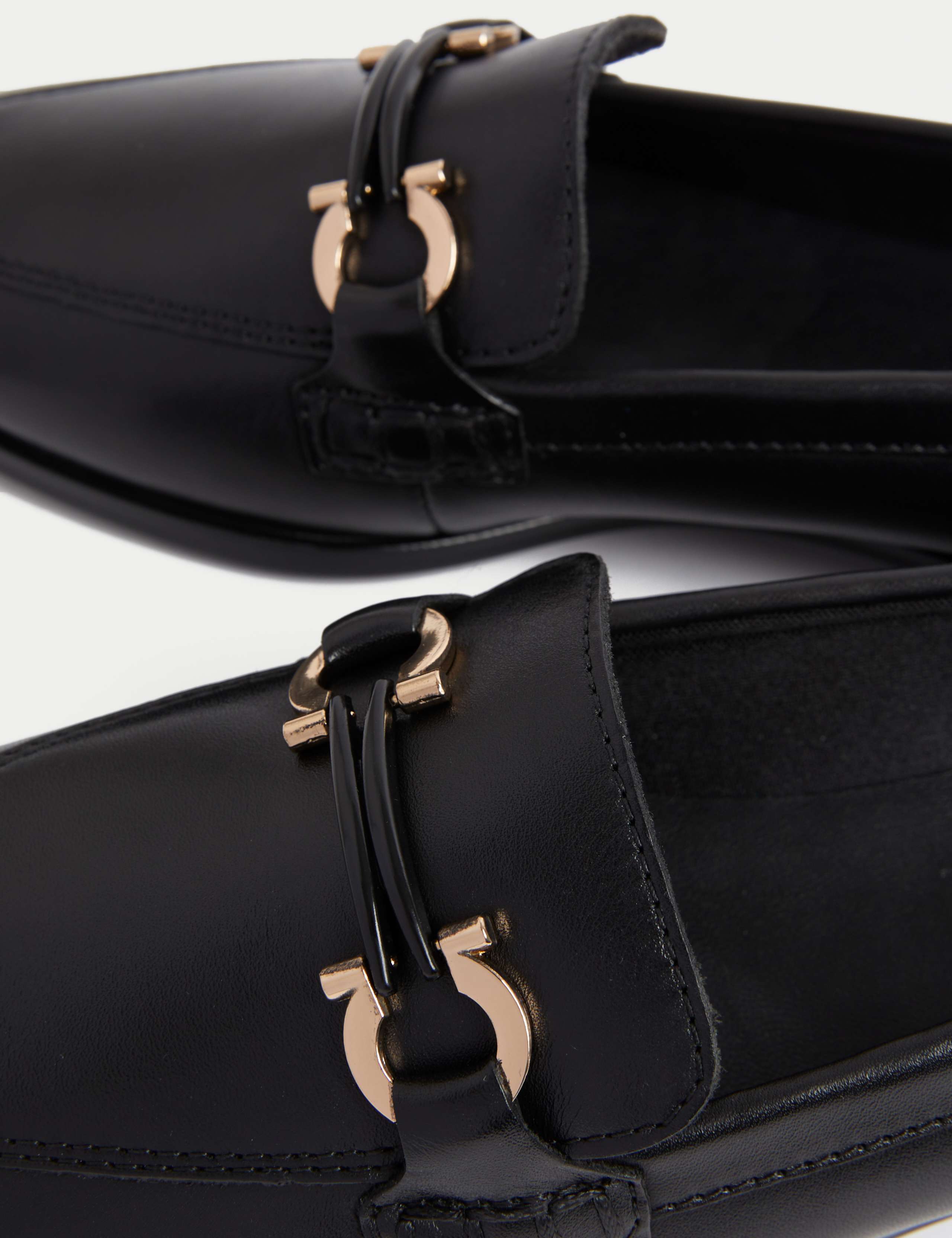 Leather Trim Square Toe Loafers 3 of 3
