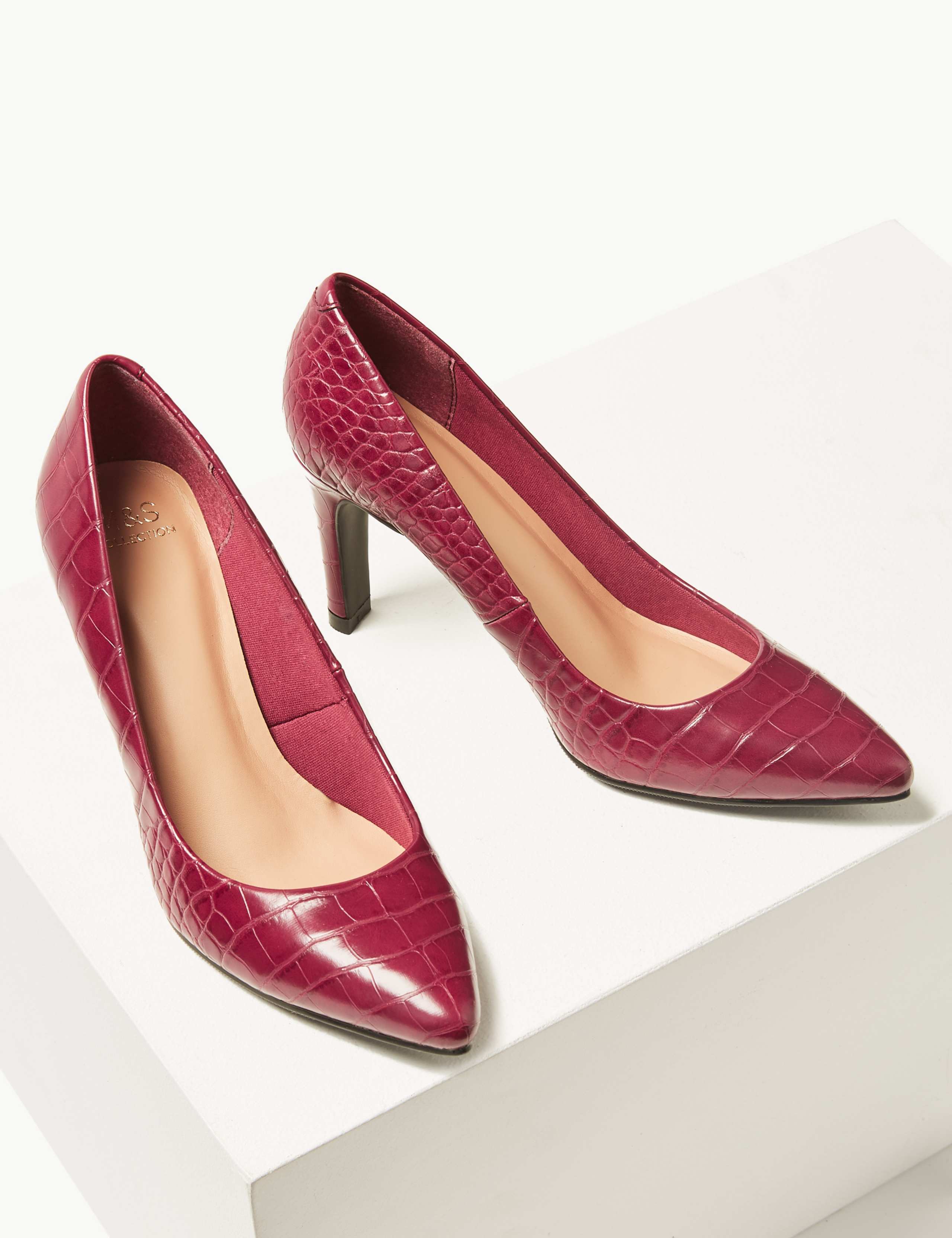 Stiletto Heel Pointed Court Shoes 3 of 6