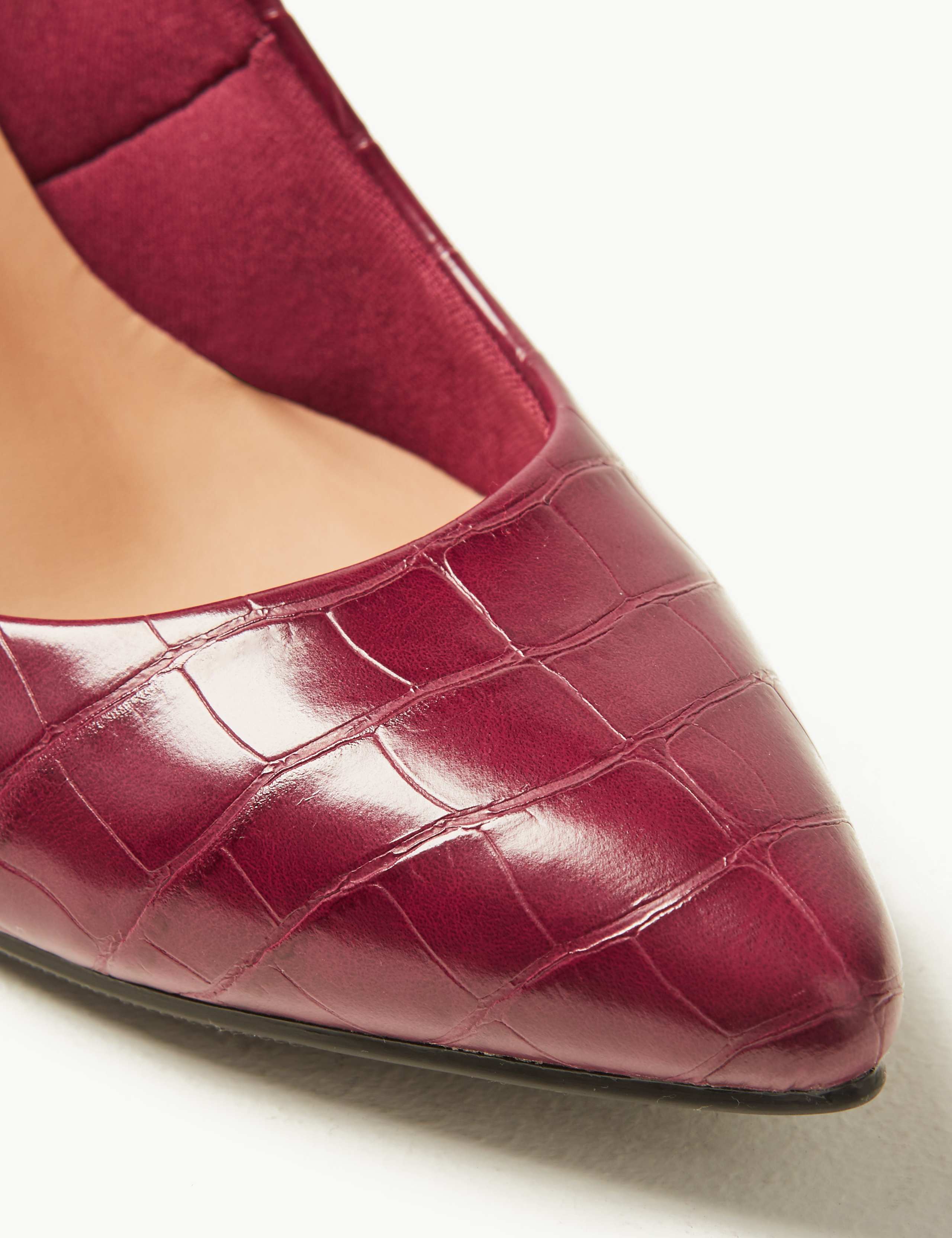 Stiletto Heel Pointed Court Shoes 5 of 6