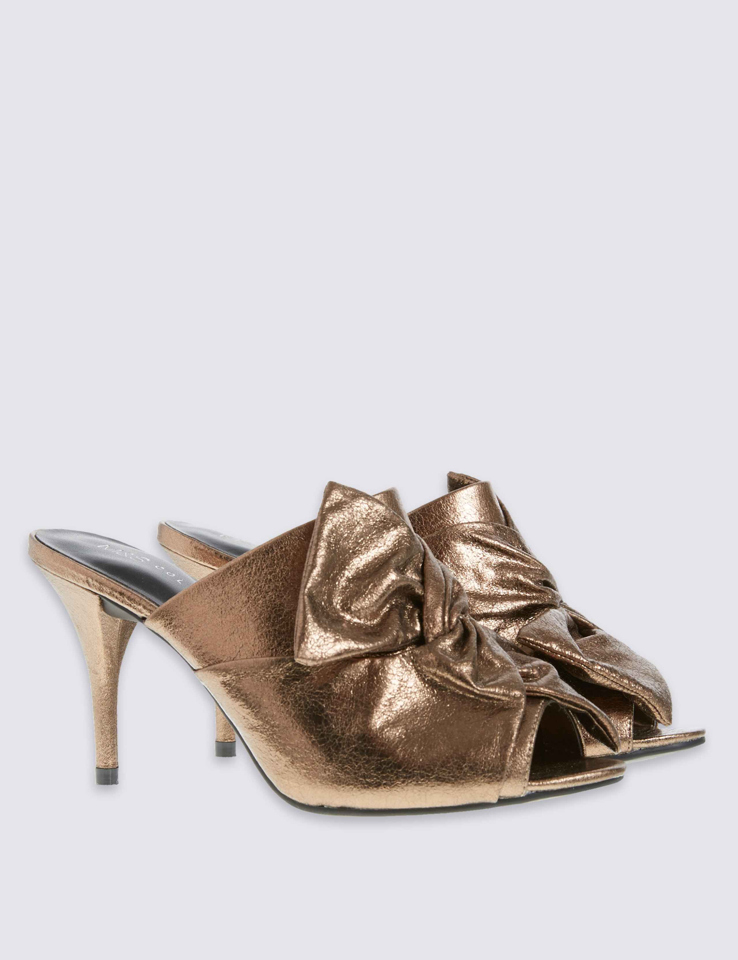Stiletto Knotted Mule Sandals with Insolia® 3 of 6