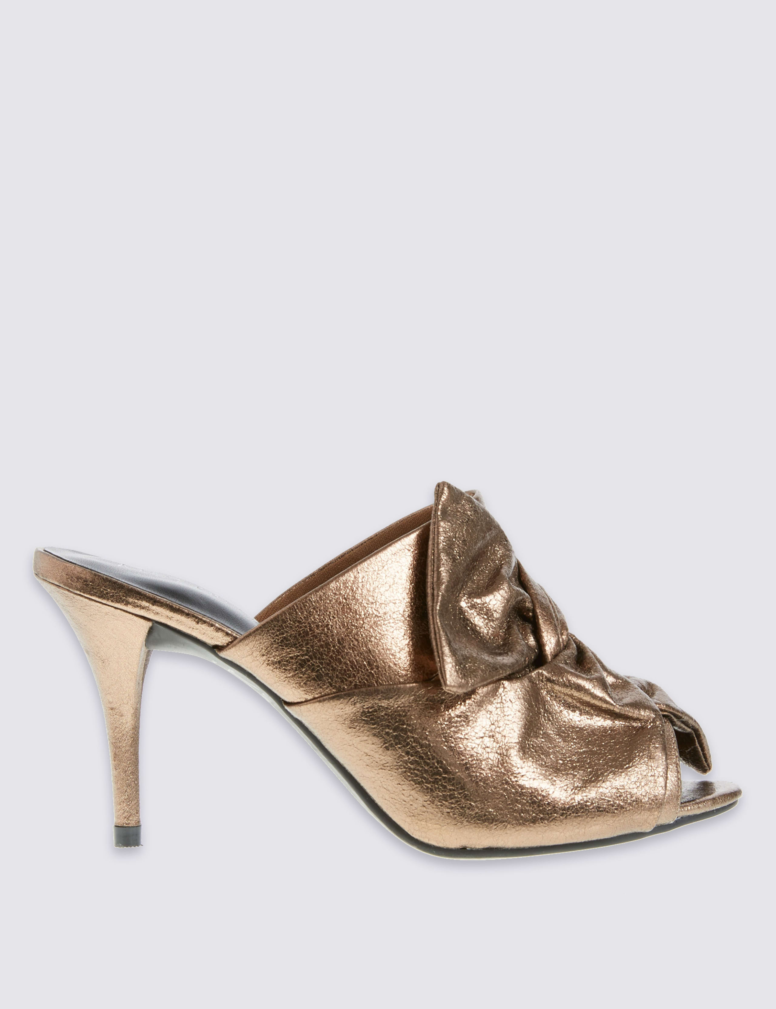Stiletto Knotted Mule Sandals with Insolia® 2 of 6
