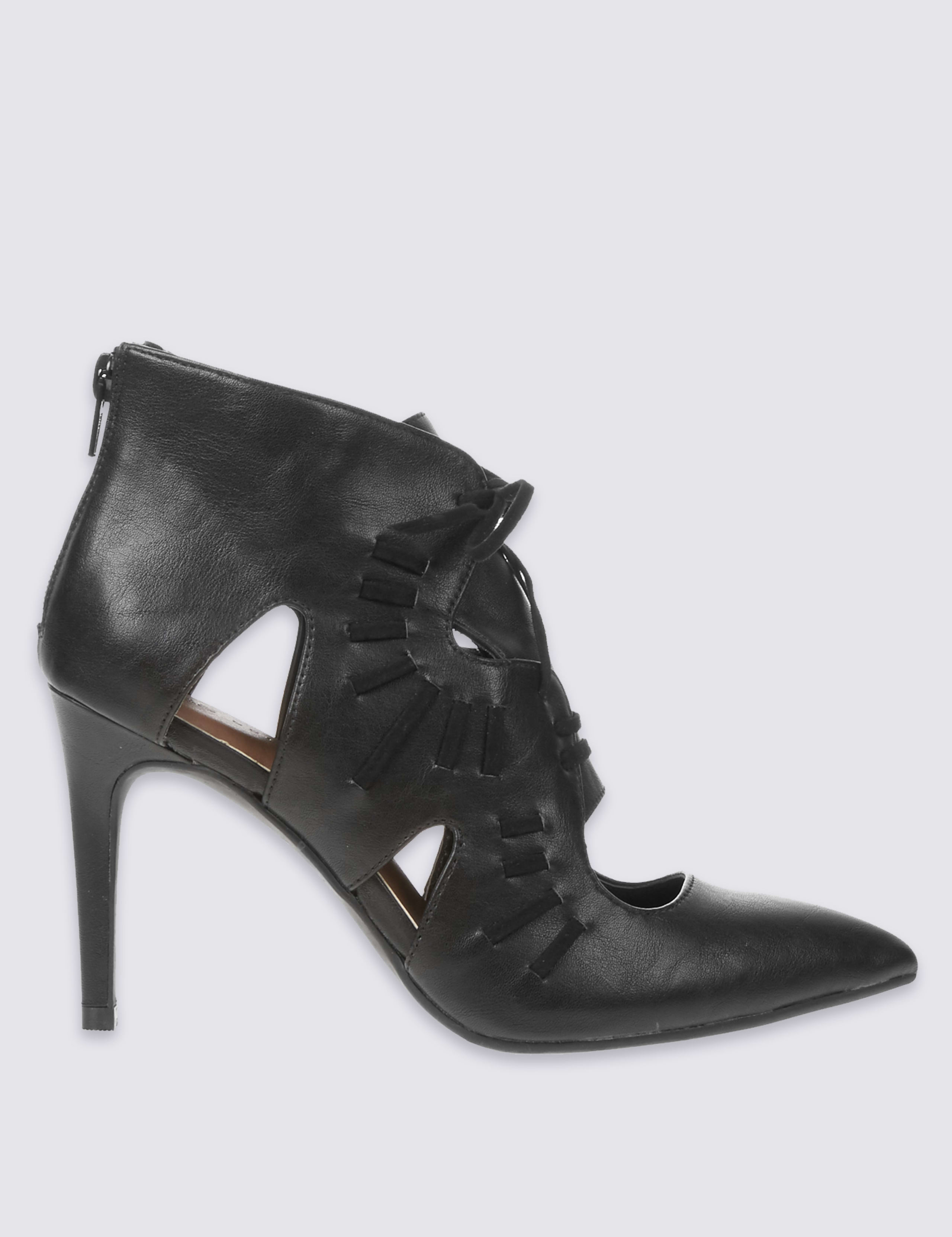 Lace-up Cut Out Boots 2 of 7