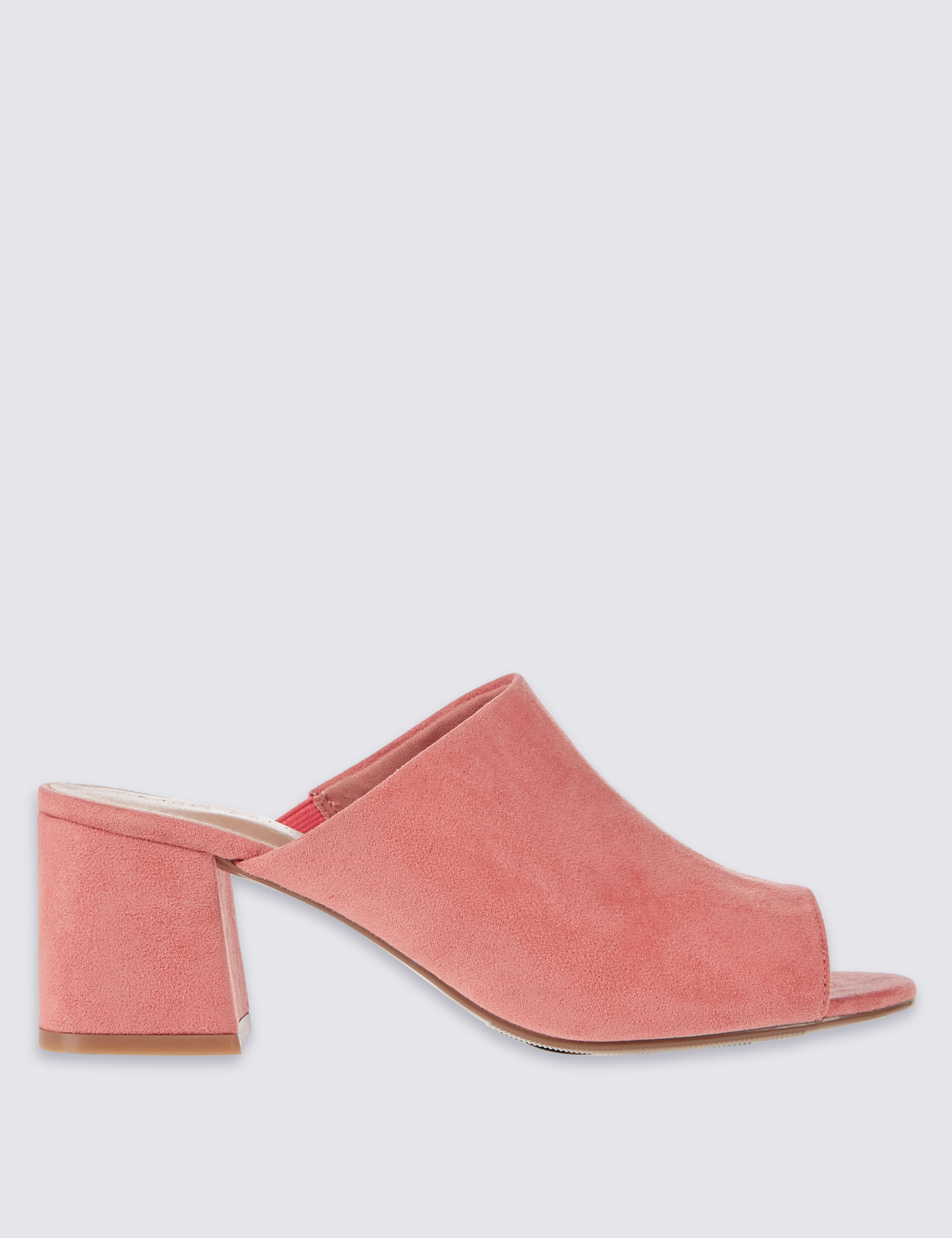 Block Heel Mule Shoes 2 of 6