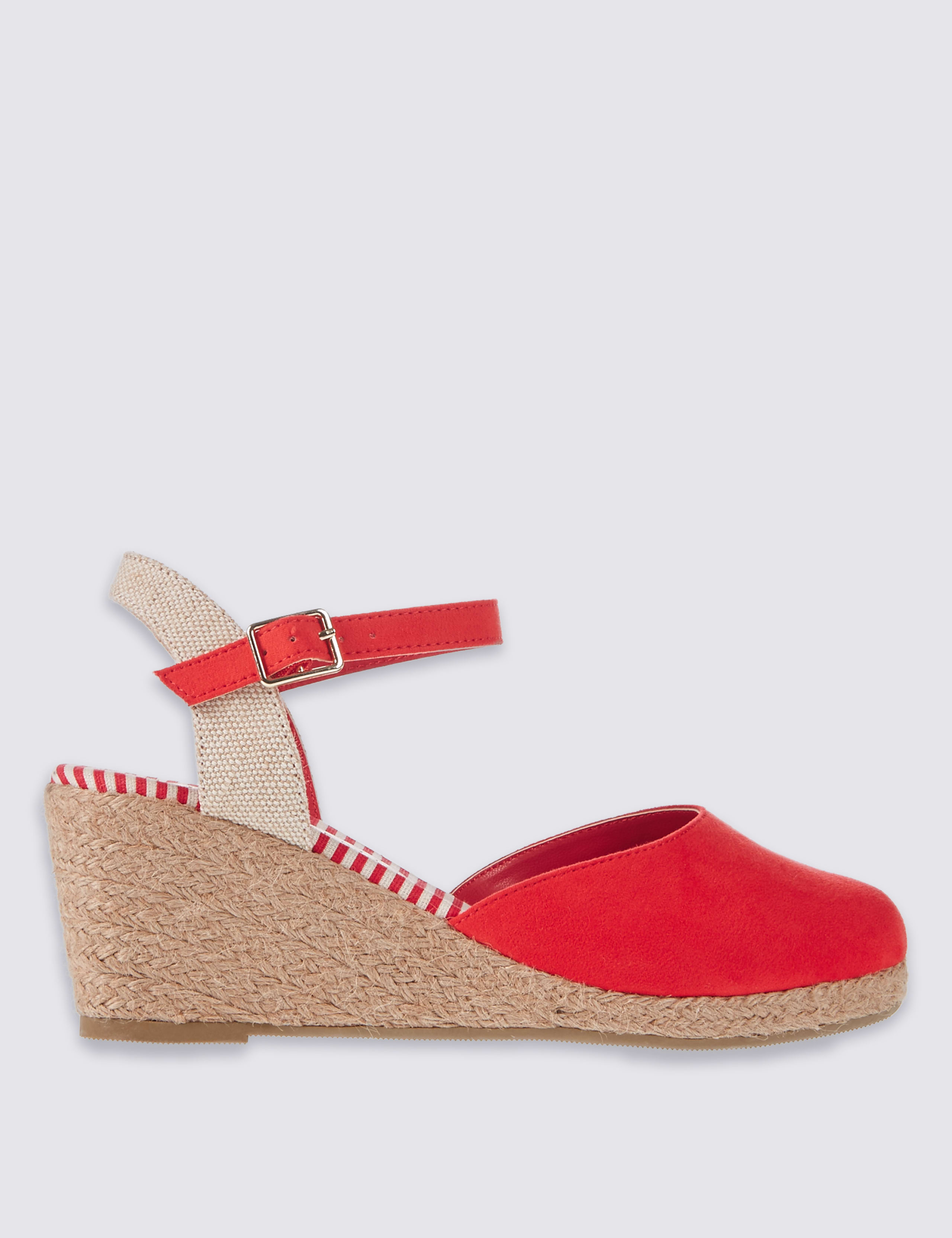 Wide Fit Wedge Heel Closed Toe Espadrilles 2 of 6