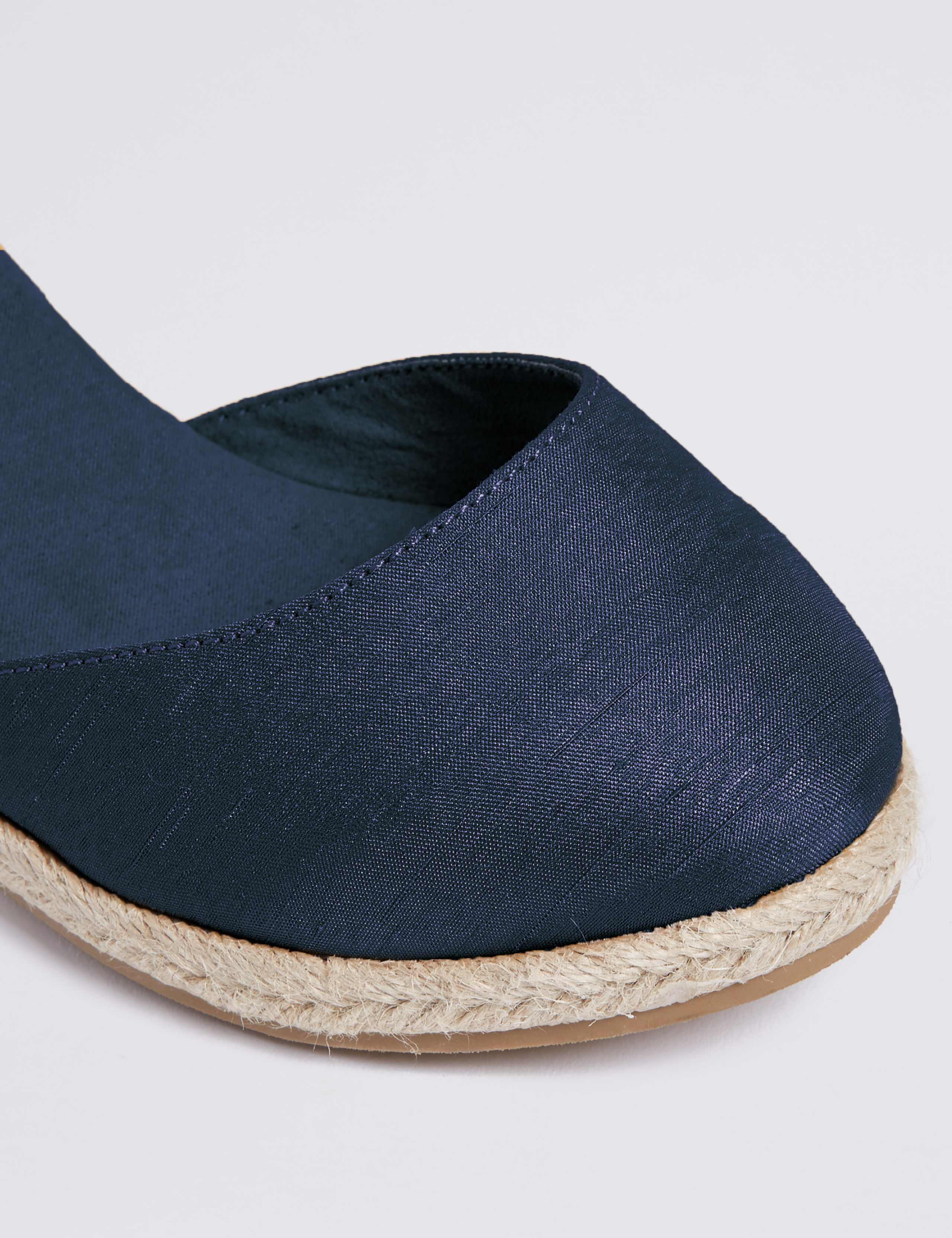 Wide Fit Wedge Heel Lace-up Espadrilles 4 of 5