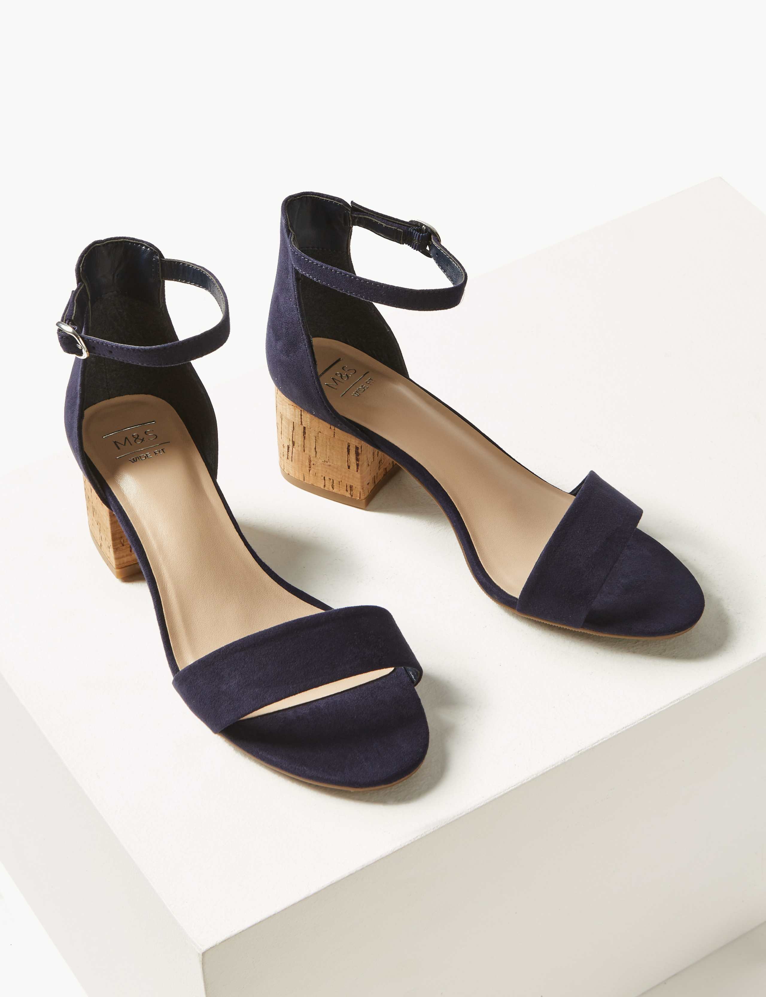 Wide Fit Block Heel Sandals 3 of 6