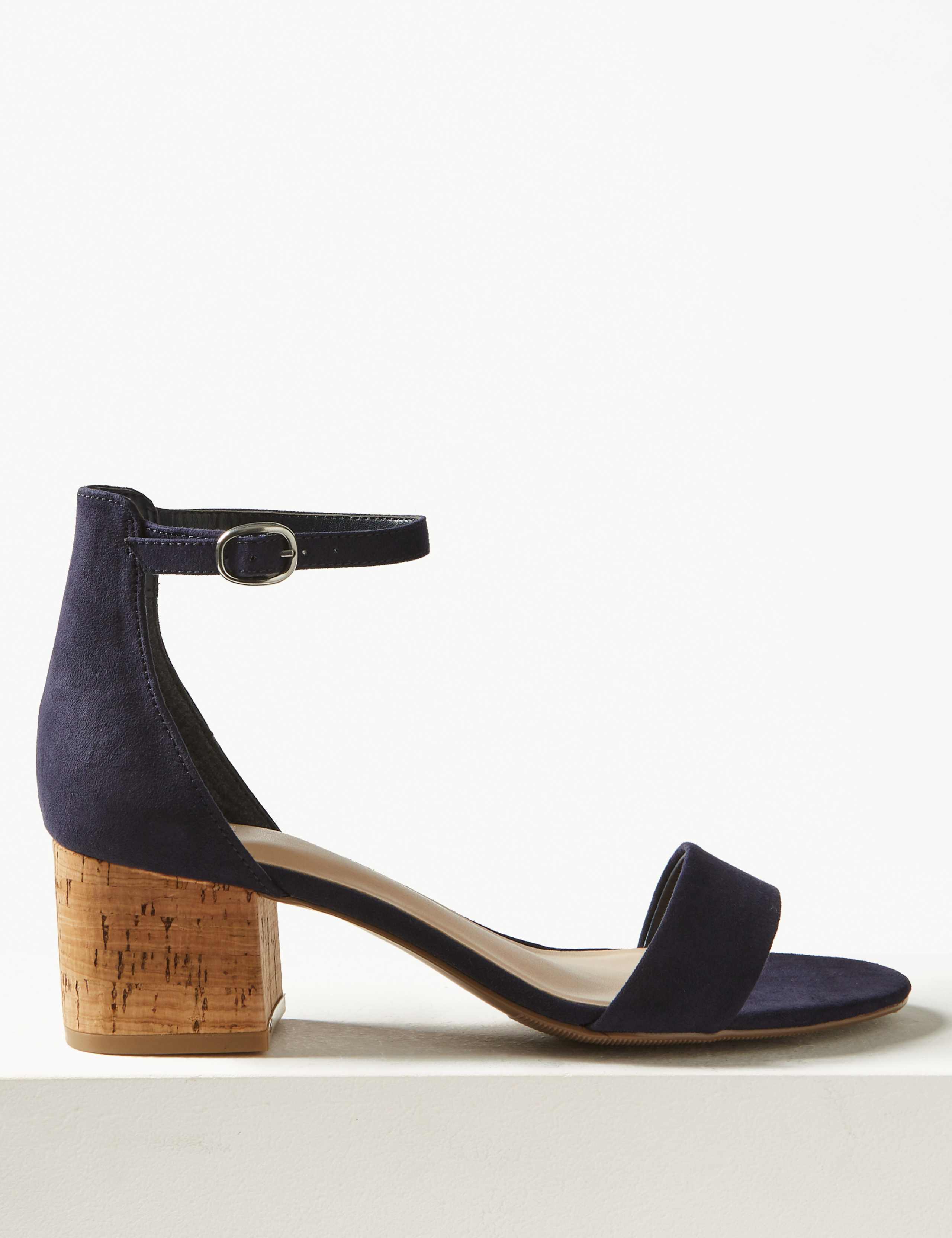 Wide Fit Block Heel Sandals 2 of 6