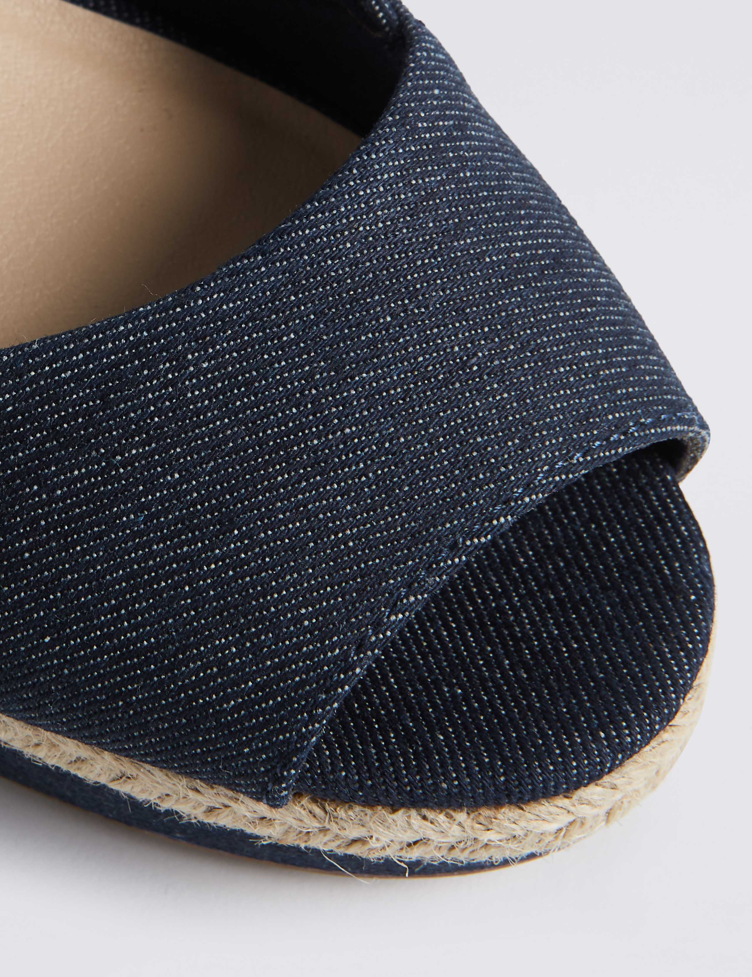Wide Fit Wedge Heel Peep Toes Sandals 6 of 6
