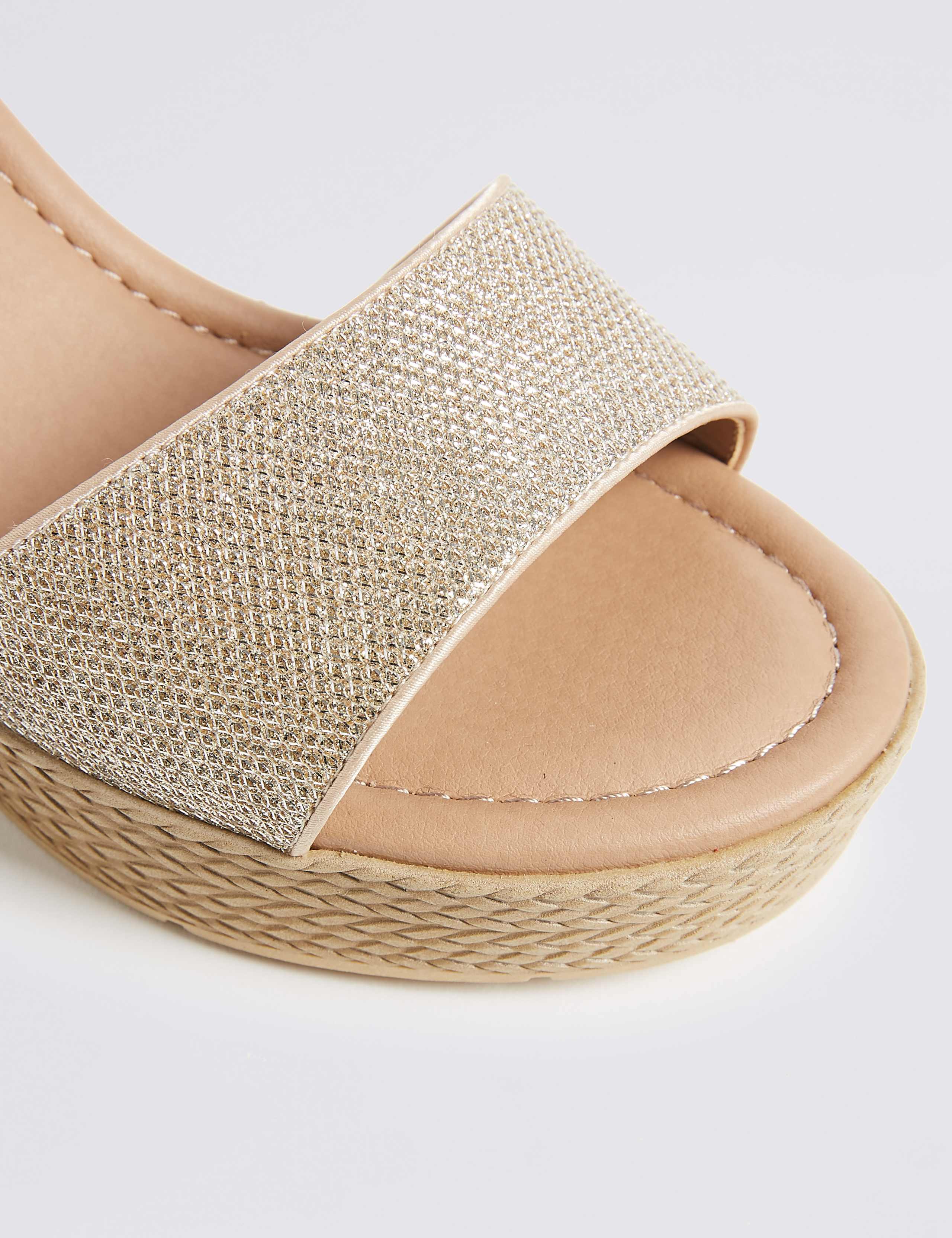 Wide Fit High Heel Two Band Sandals 6 of 6