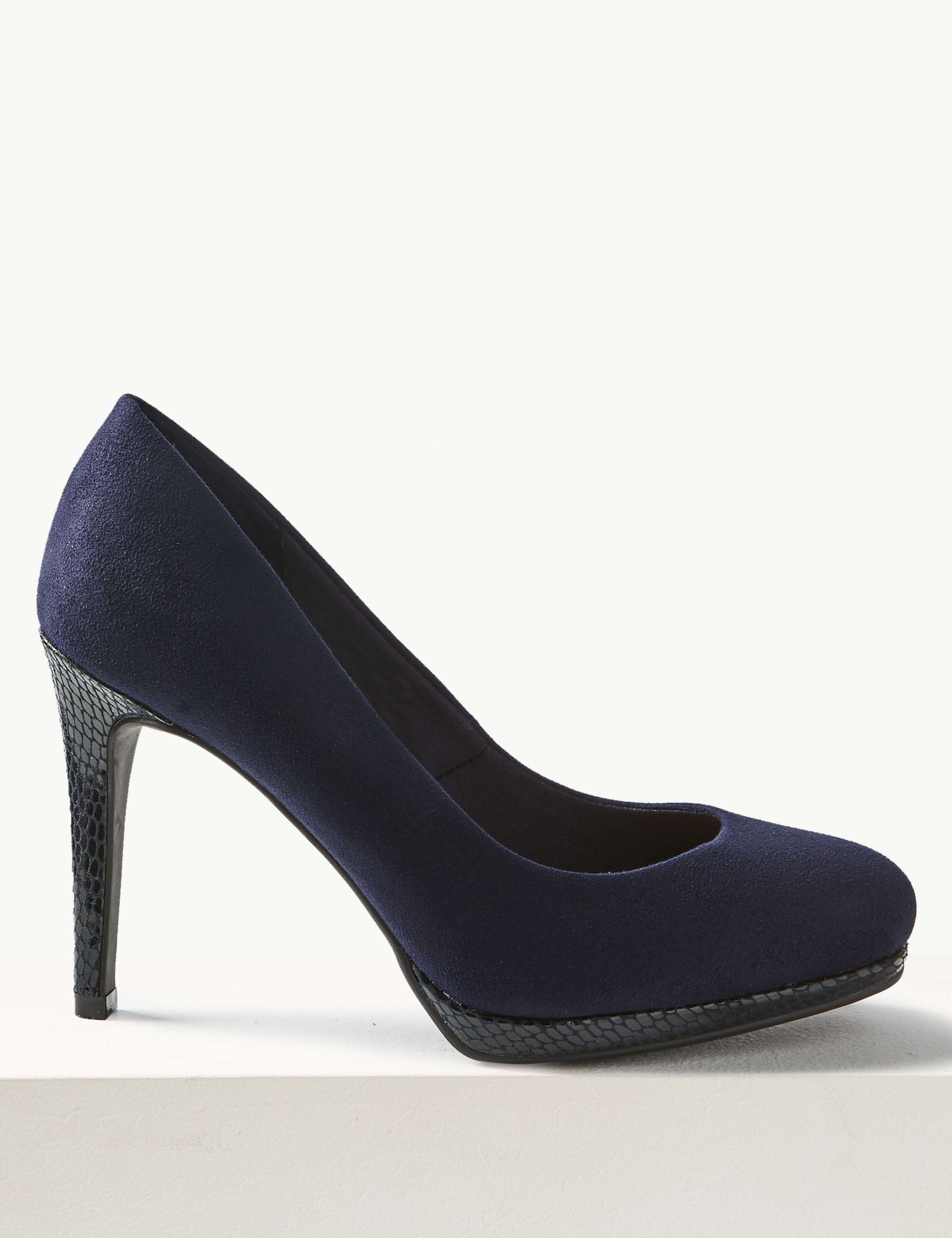 Wide Fit Stiletto Platform Court Shoes 2 of 6