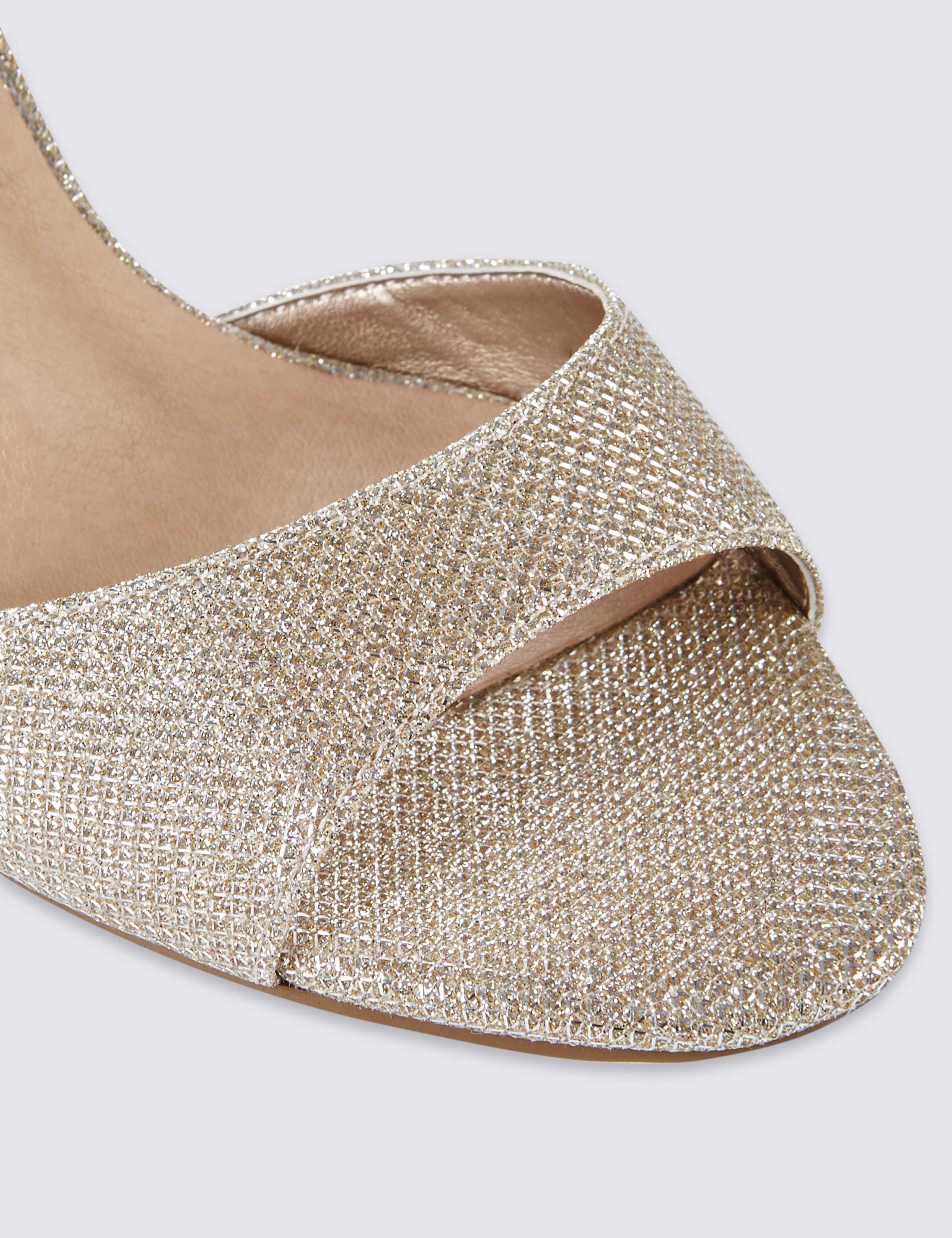 Wide Fit Stiletto Twist Detail Sandals 6 of 6