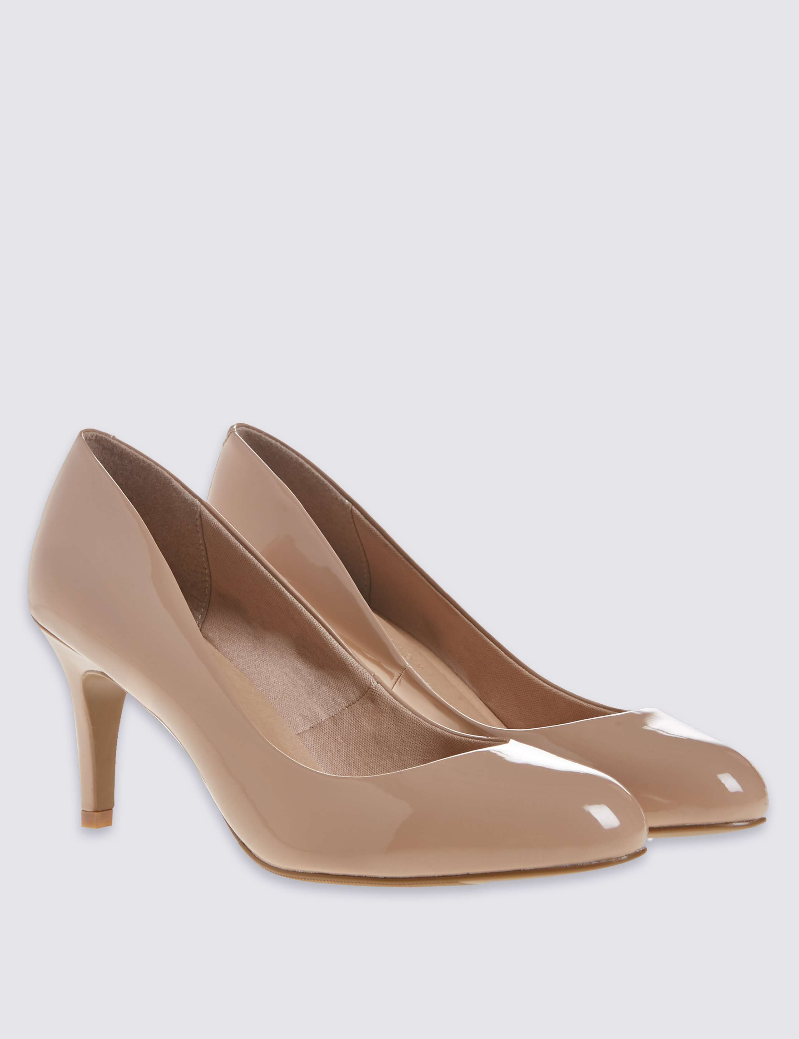 Wide Fit Stiletto Almond Toe Court Shoes 3 of 6