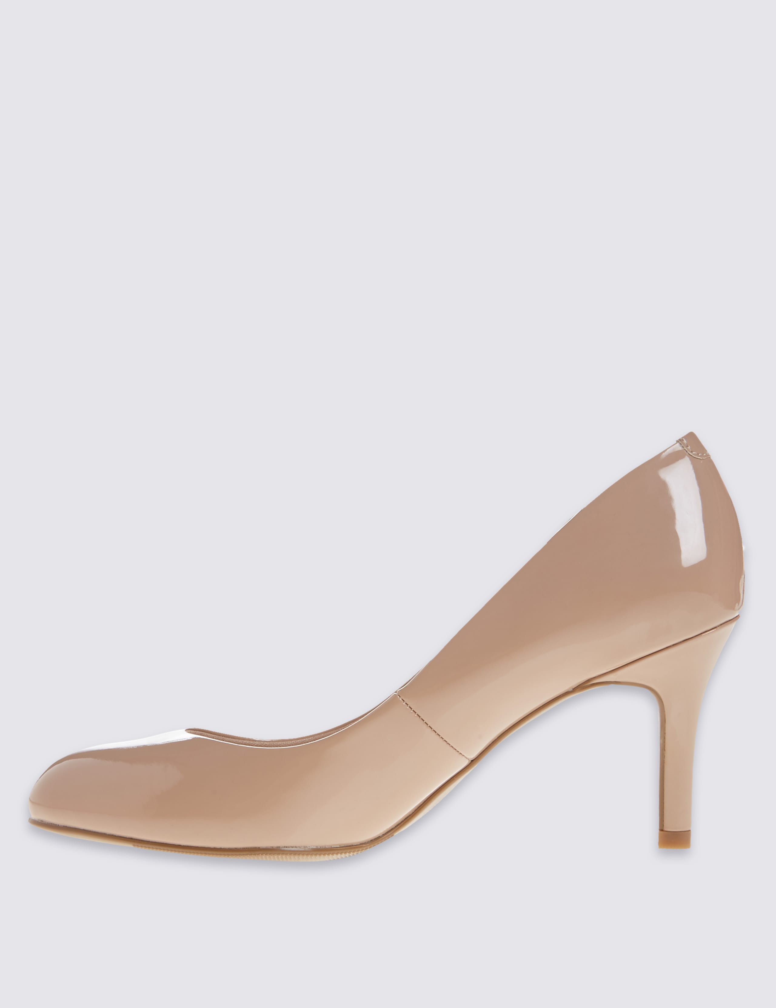 Wide Fit Stiletto Almond Toe Court Shoes 5 of 6