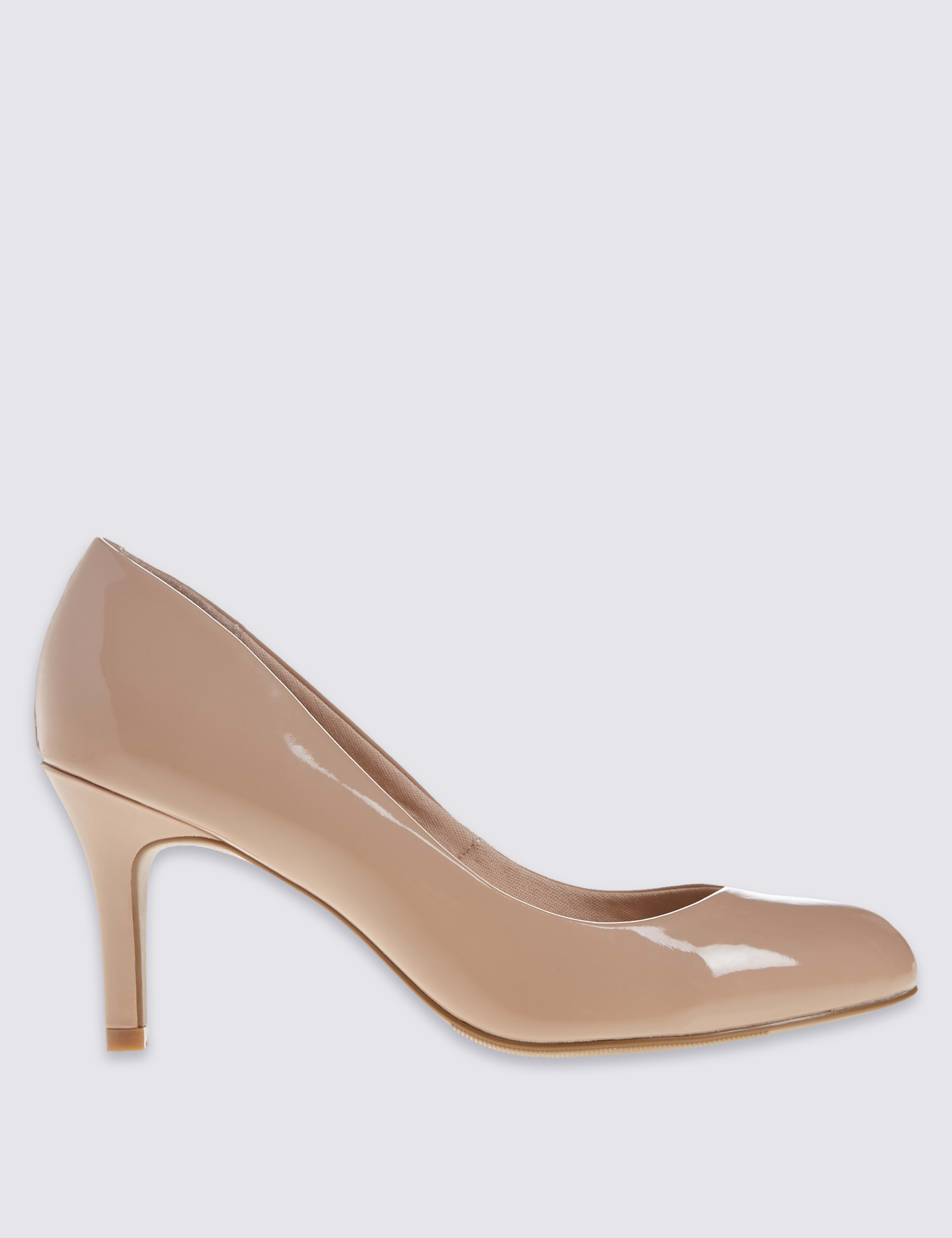 Wide Fit Stiletto Almond Toe Court Shoes 2 of 6