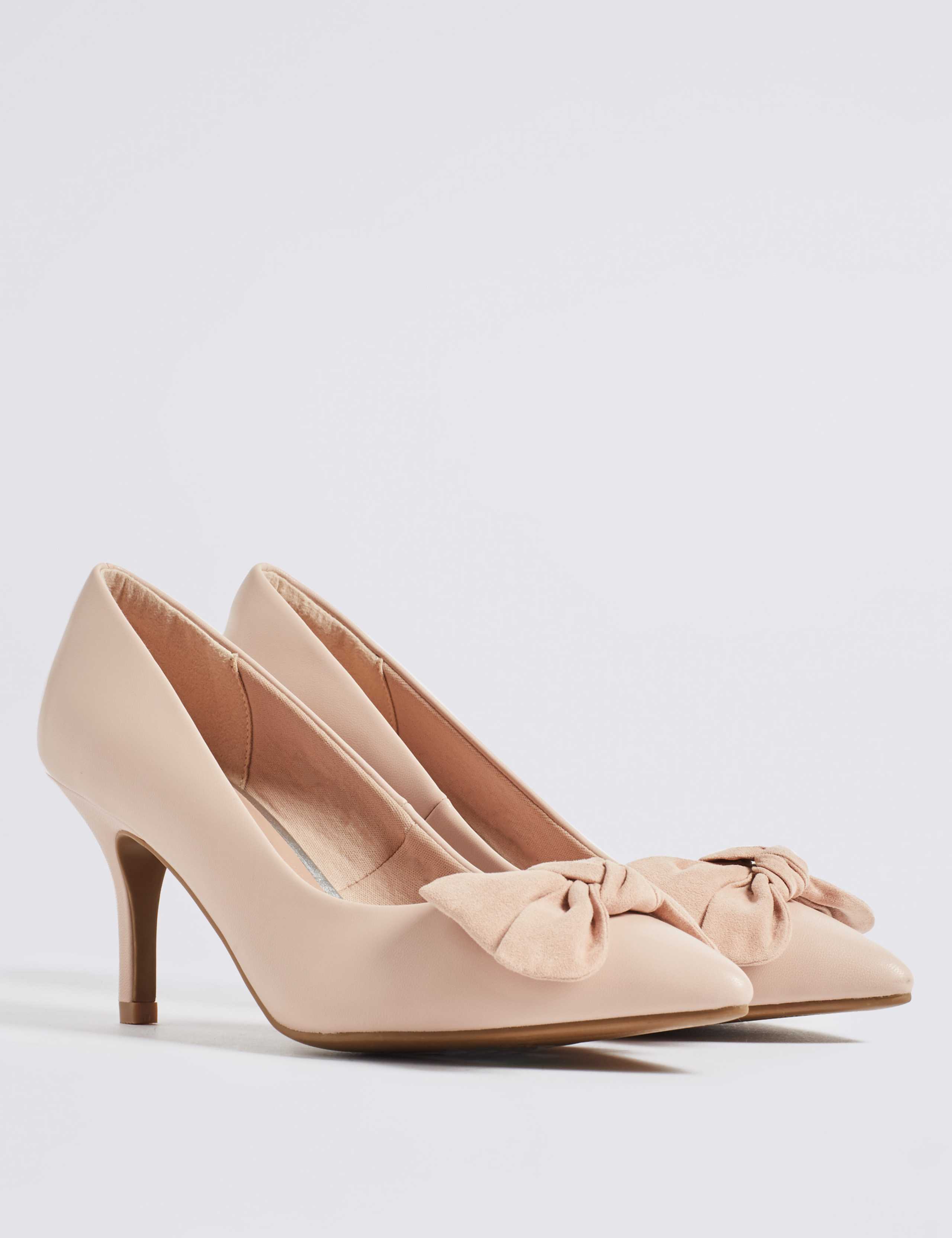 Extra Wide Fit Stiletto Heel Court Shoes 2 of 5