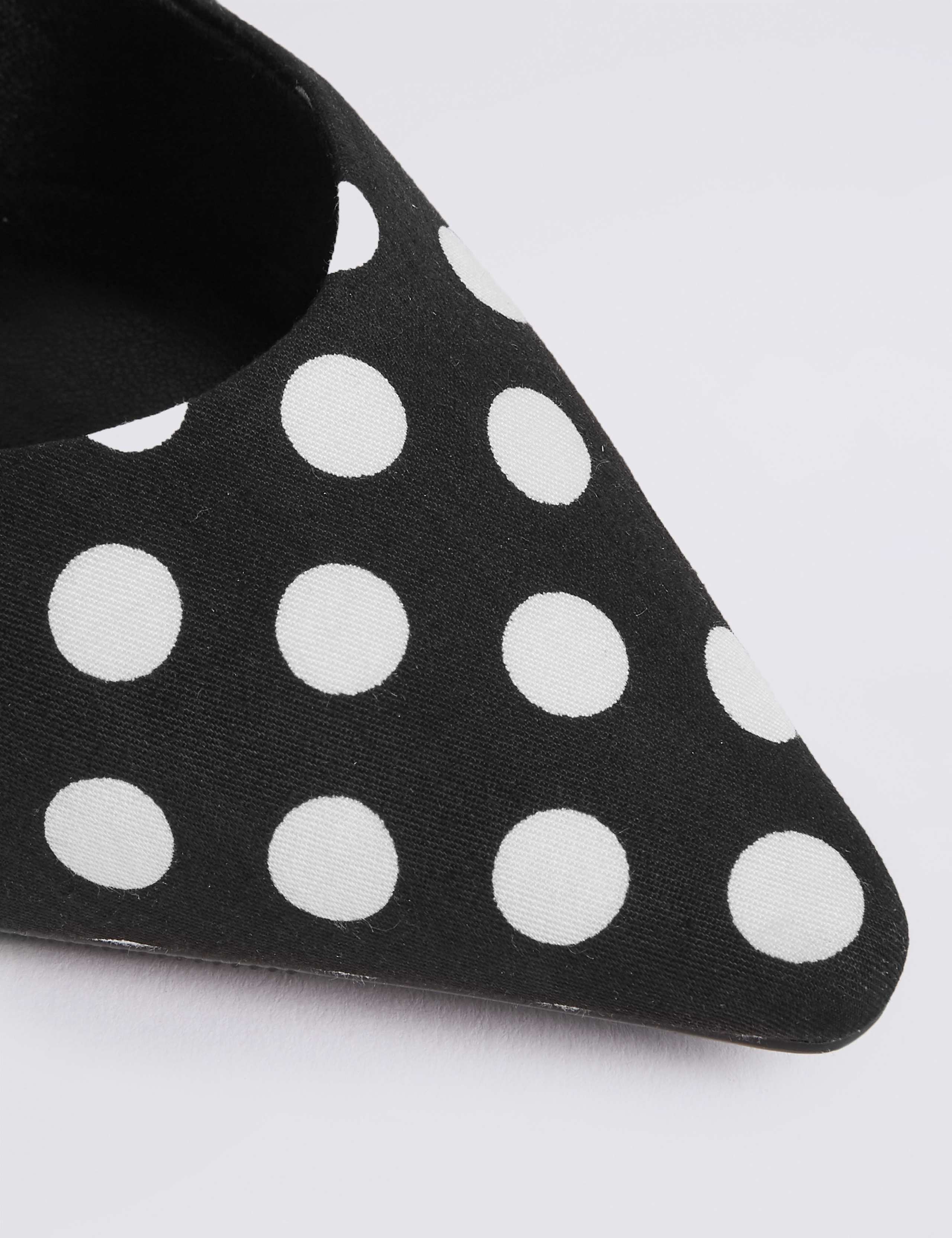 Wide Fit Kitten Heel Slingback Court Shoes 6 of 6