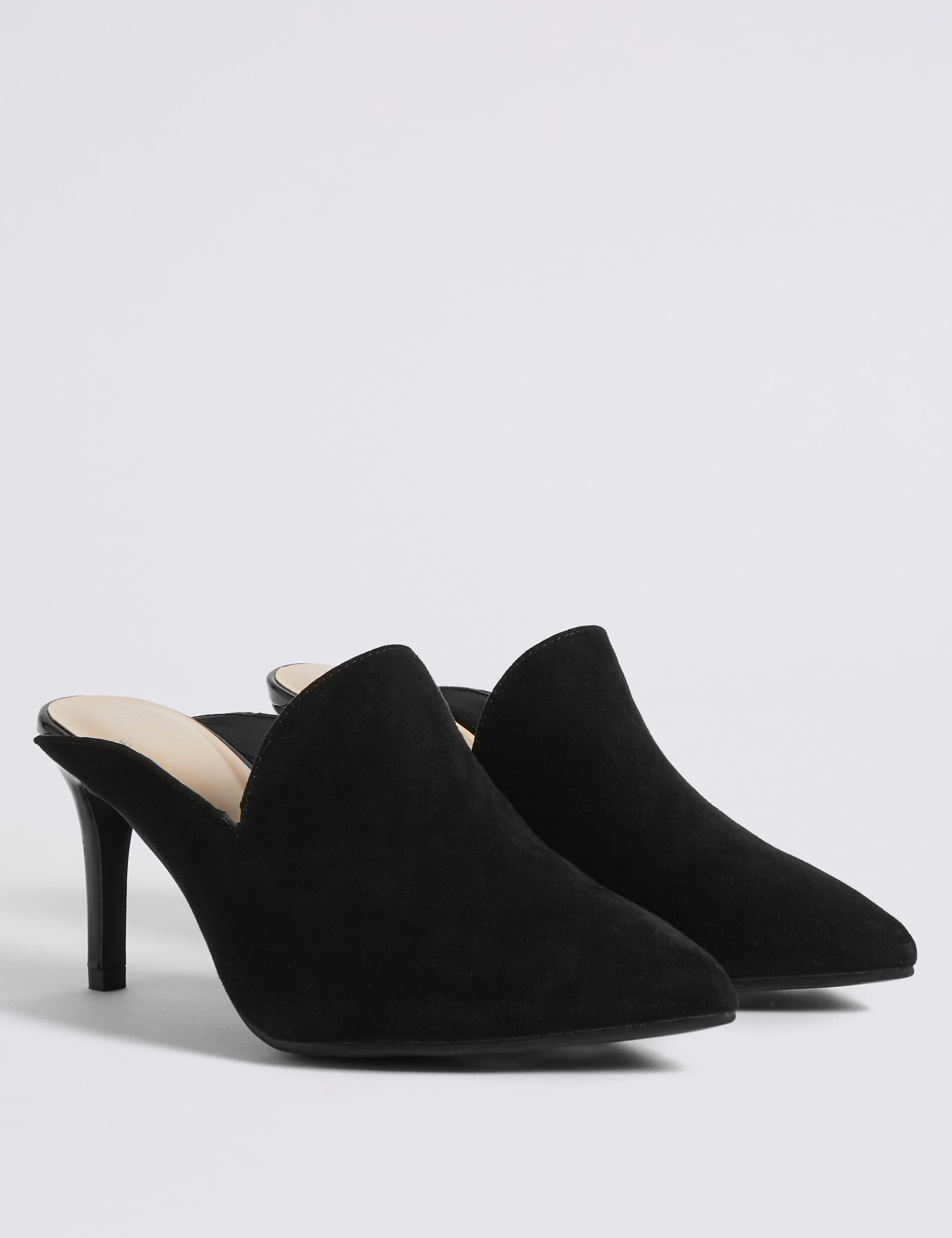Extra Wide Fit Stiletto Heels Mule Shoes 3 of 6