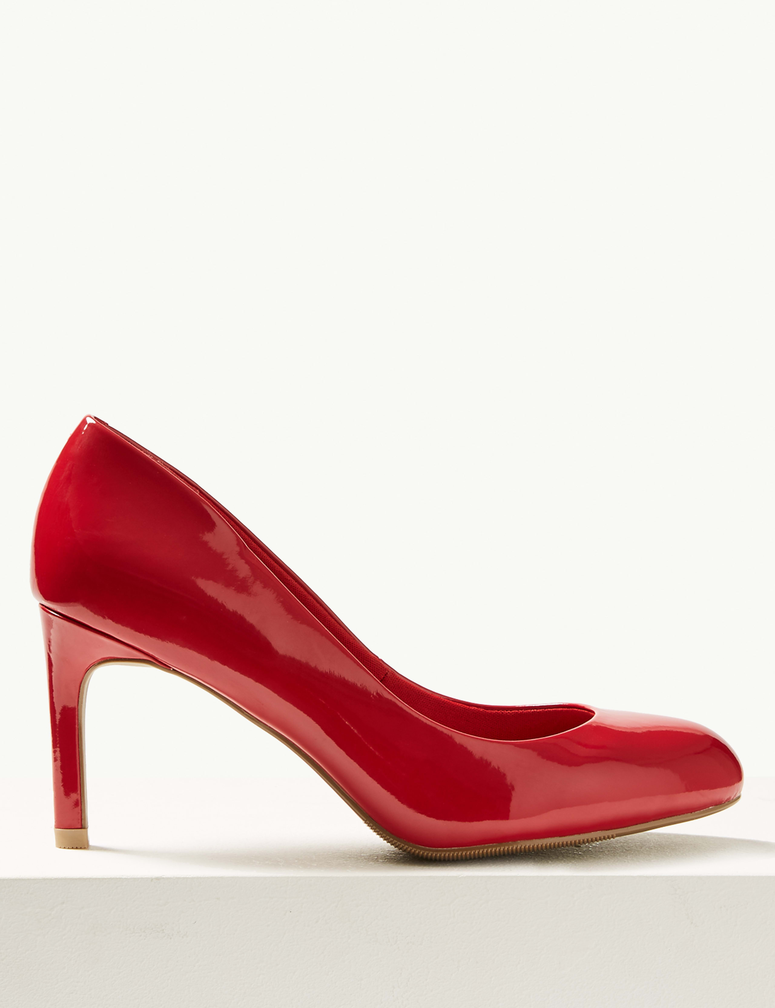 Wide Fit Stiletto Heel Court Shoes 2 of 6