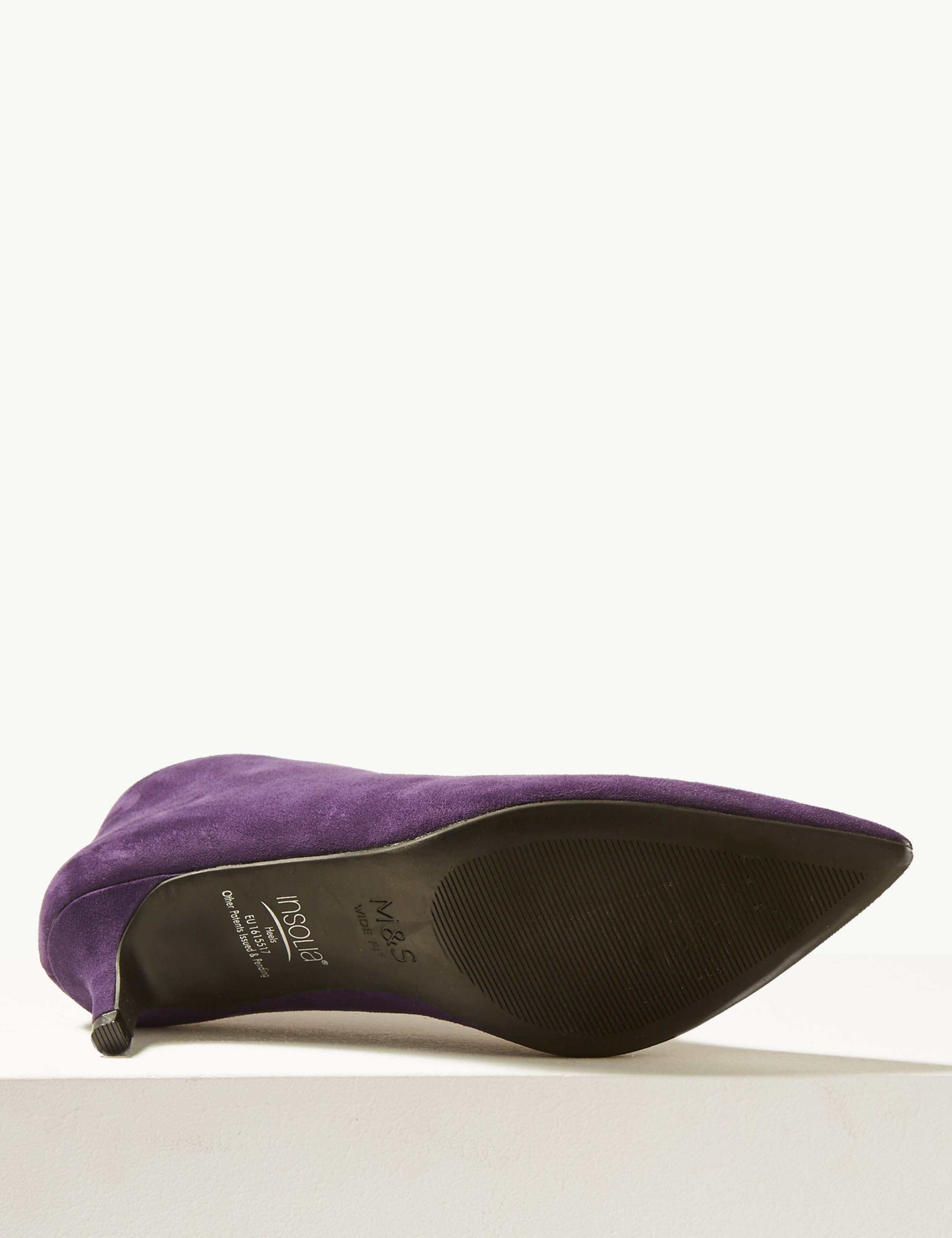Wide Fit Kitten Heel V-Cut Shoe Boots 6 of 6