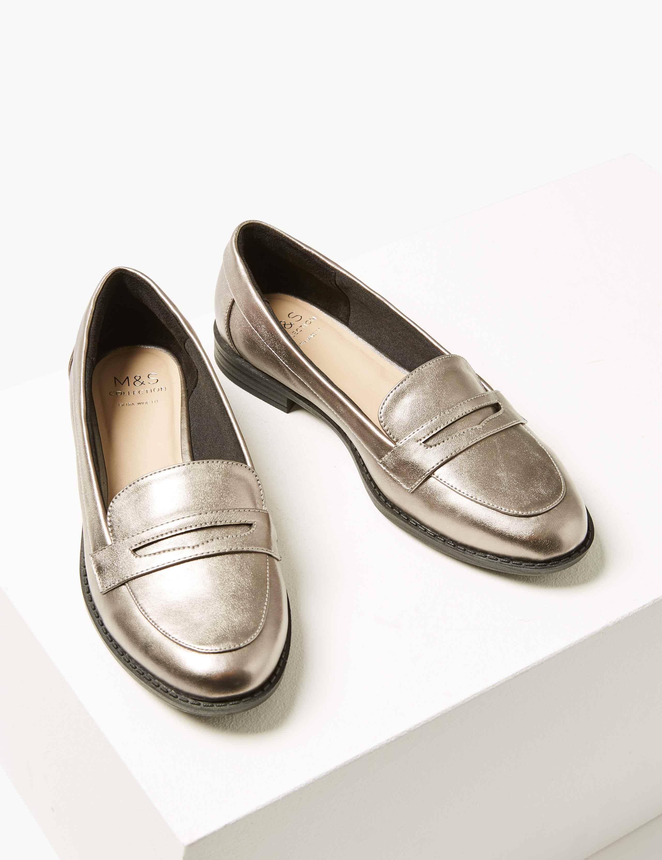 Extra Wide Fit Penny Loafers 3 of 6