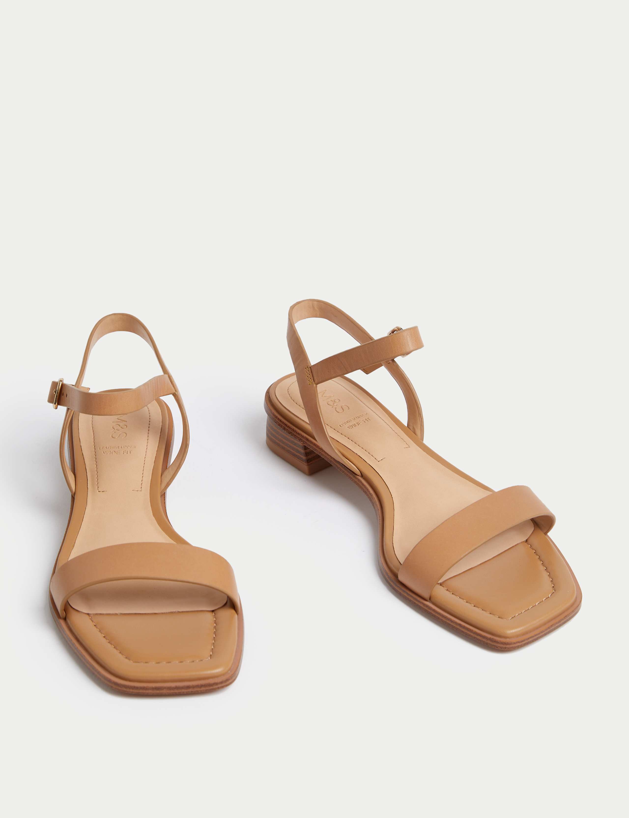 Wide Fit Ankle Strap Block Heel Sandals 2 of 3