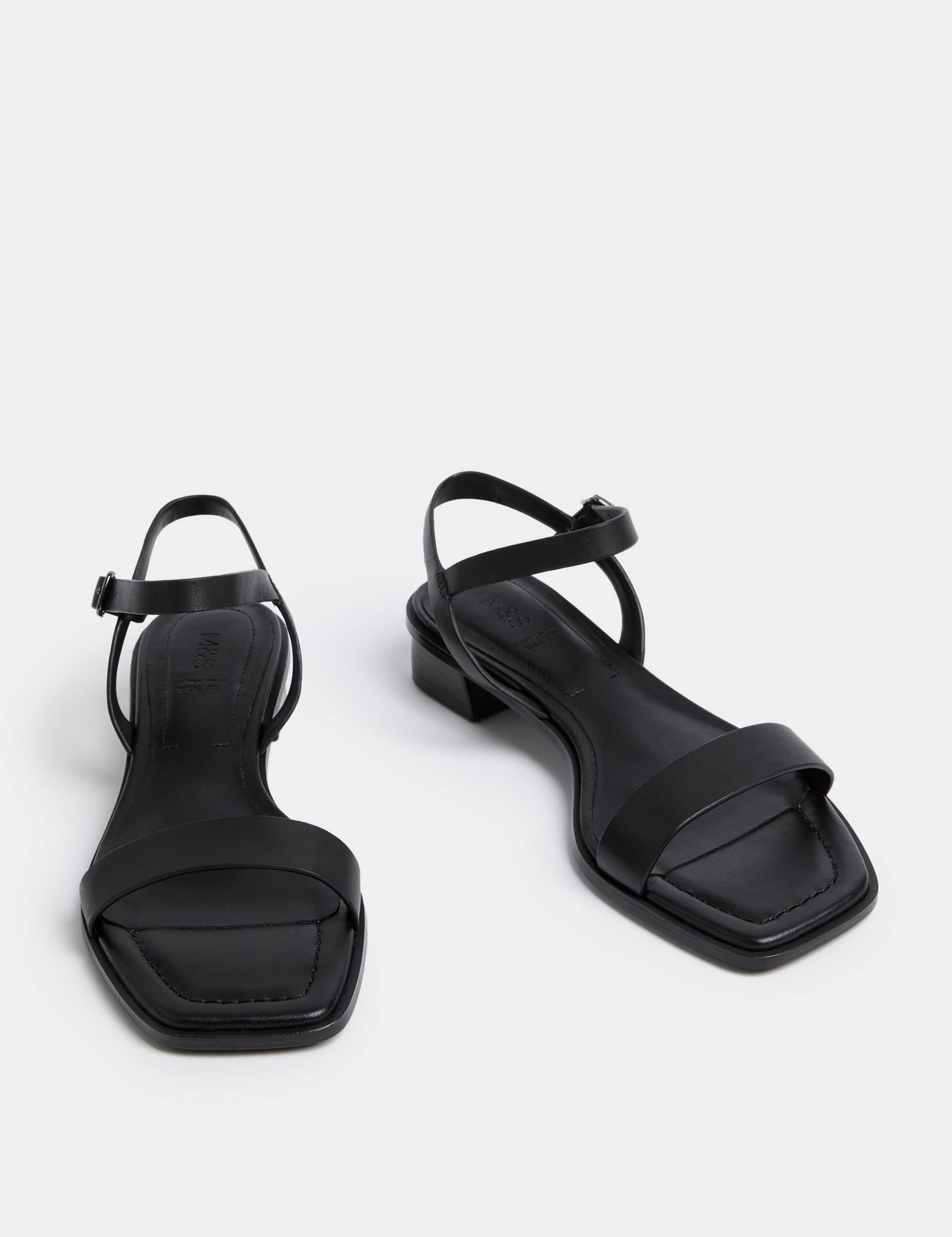 Wide Fit Ankle Strap Block Heel Sandals 2 of 3