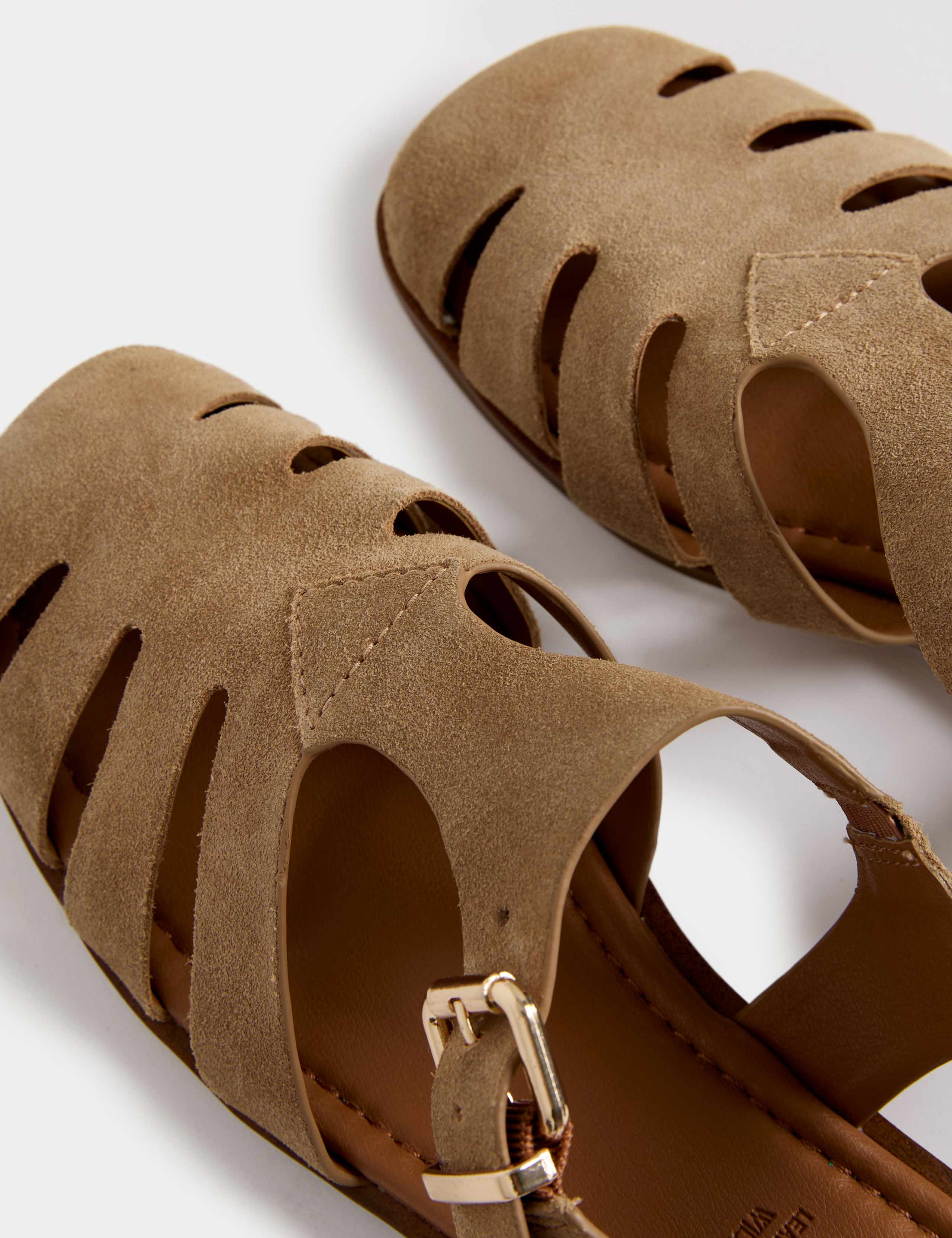 Wide Fit Suede Fisherman Sandals 3 of 3